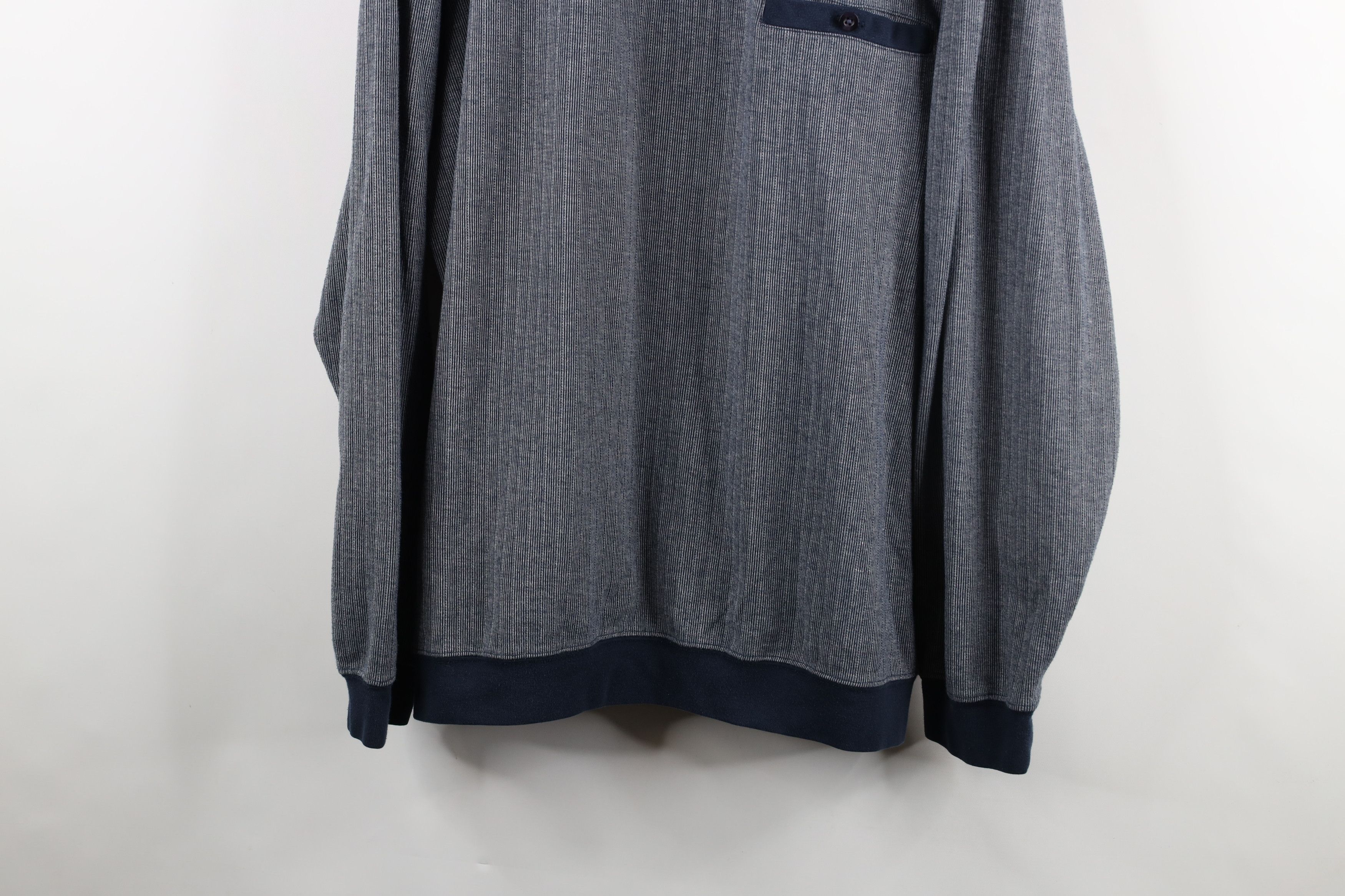Vintage Vintage 90s Streetwear Striped Collared Long Sleeve Polo Size US XXL / EU 58 / 5 - 3 Thumbnail