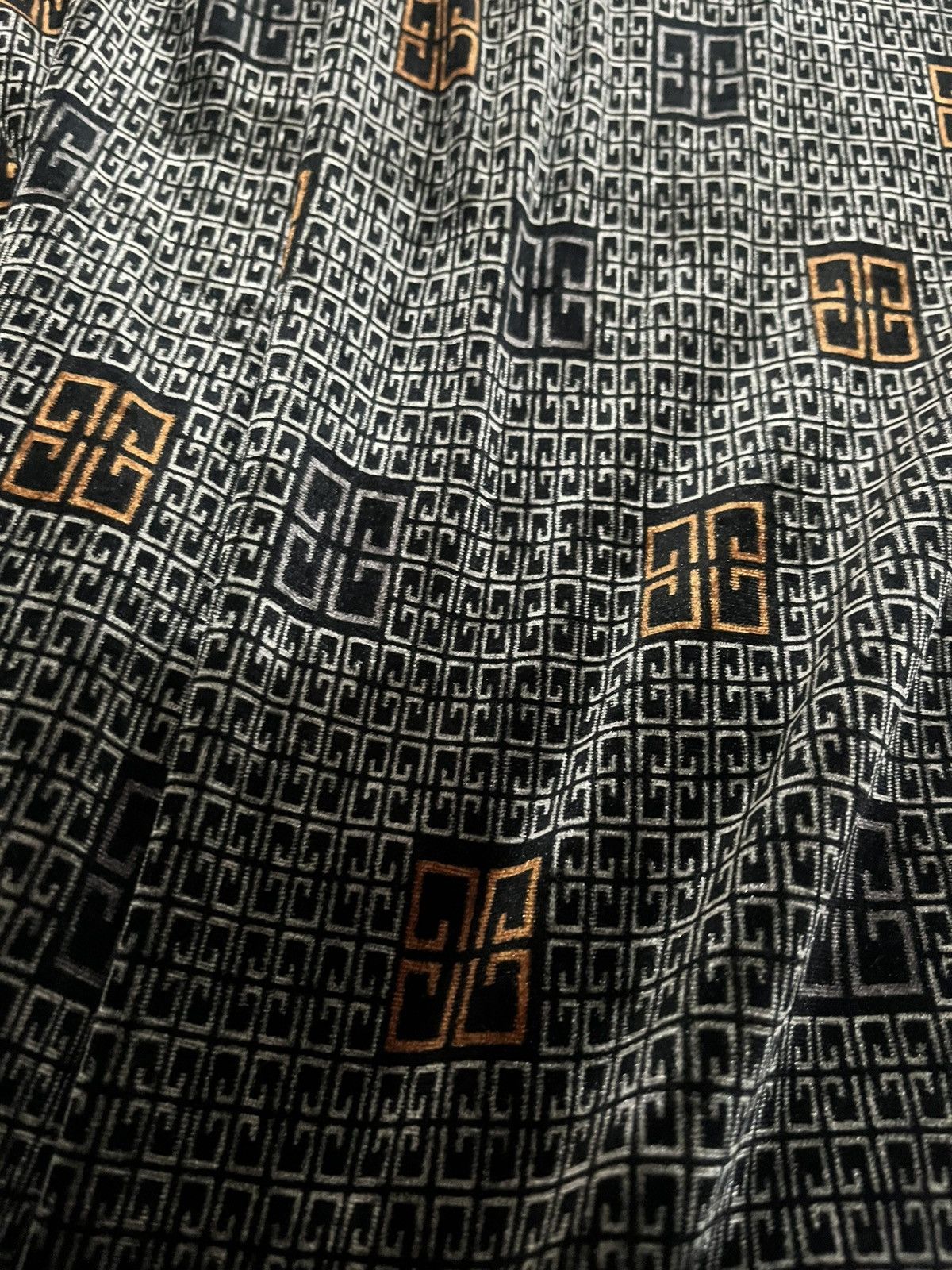 Japanese Brand Vintage General Monogram Velour Longsleeve 4G Luxury Size US L / EU 52-54 / 3 - 3 Thumbnail