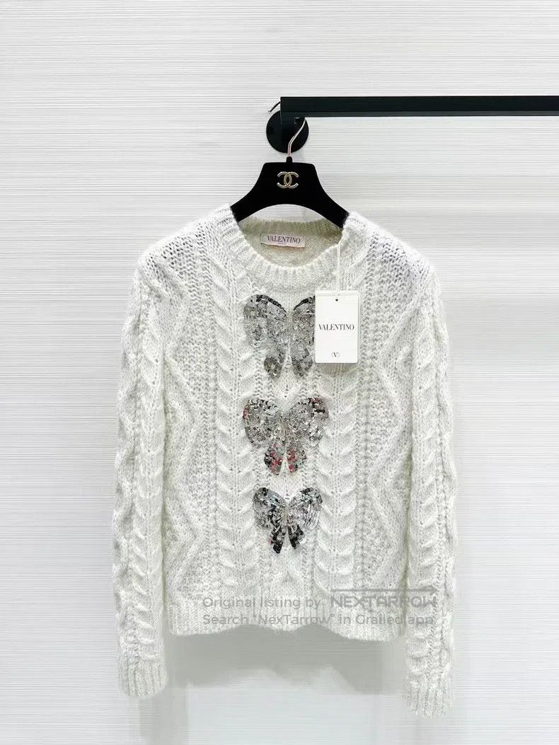 Valentino Valentino Sequin butterfly sweater Size XS / US 0-2 / IT 36-38 - 1 Thumbnail