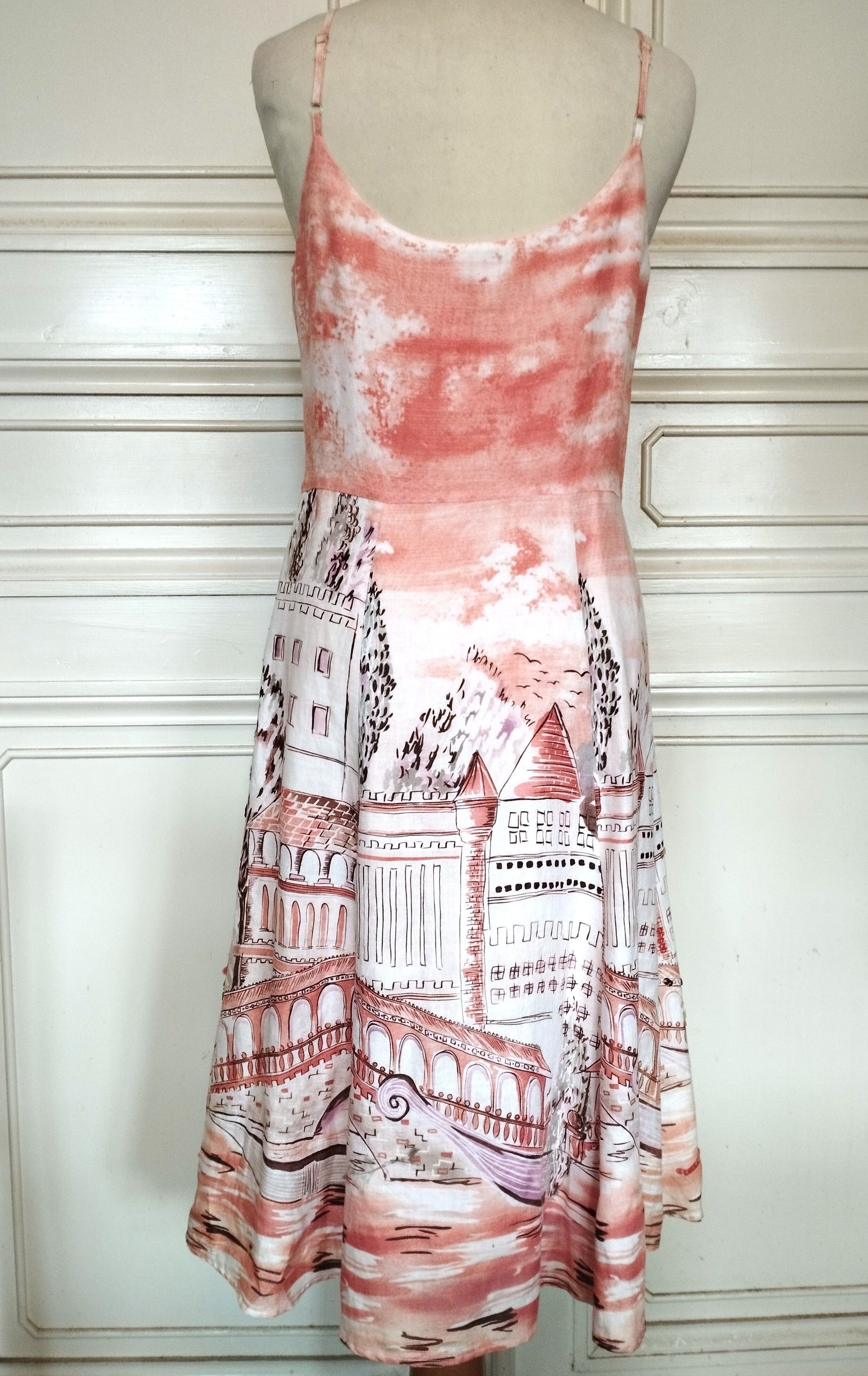 Designer René Derhy Robe Lin Venise TM/L Size M / US 6-8 / IT 42-44 - 7 Thumbnail