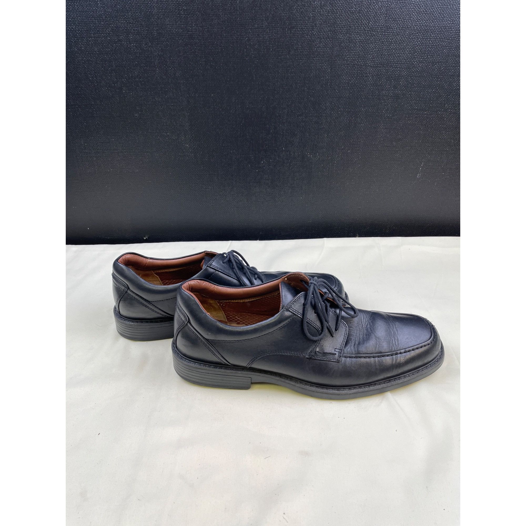 Johnston & Murphy Johnston & Murphy Men's Black Leather Shoes/ Oxfords Size 10 Size US 10 / EU 43 - 5 Thumbnail