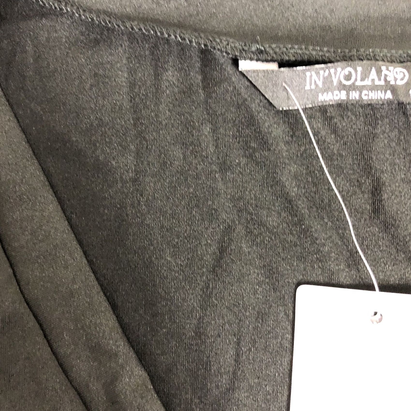 Vintage IN'VOLAND Women's V Neck T Shirt Loose Fit Black Size 18W T-Shirt Tunic Casual Womens Black 18W May Include New K74 Size XXL / US 16-18 / IT 52-54 - 5 Thumbnail