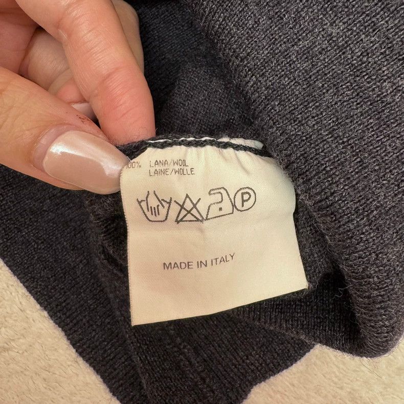 Vivienne Westwood Vivienne Westwood Dark grey wool sweater knit top Size XS / US 0-2 / IT 36-38 - 8 Thumbnail