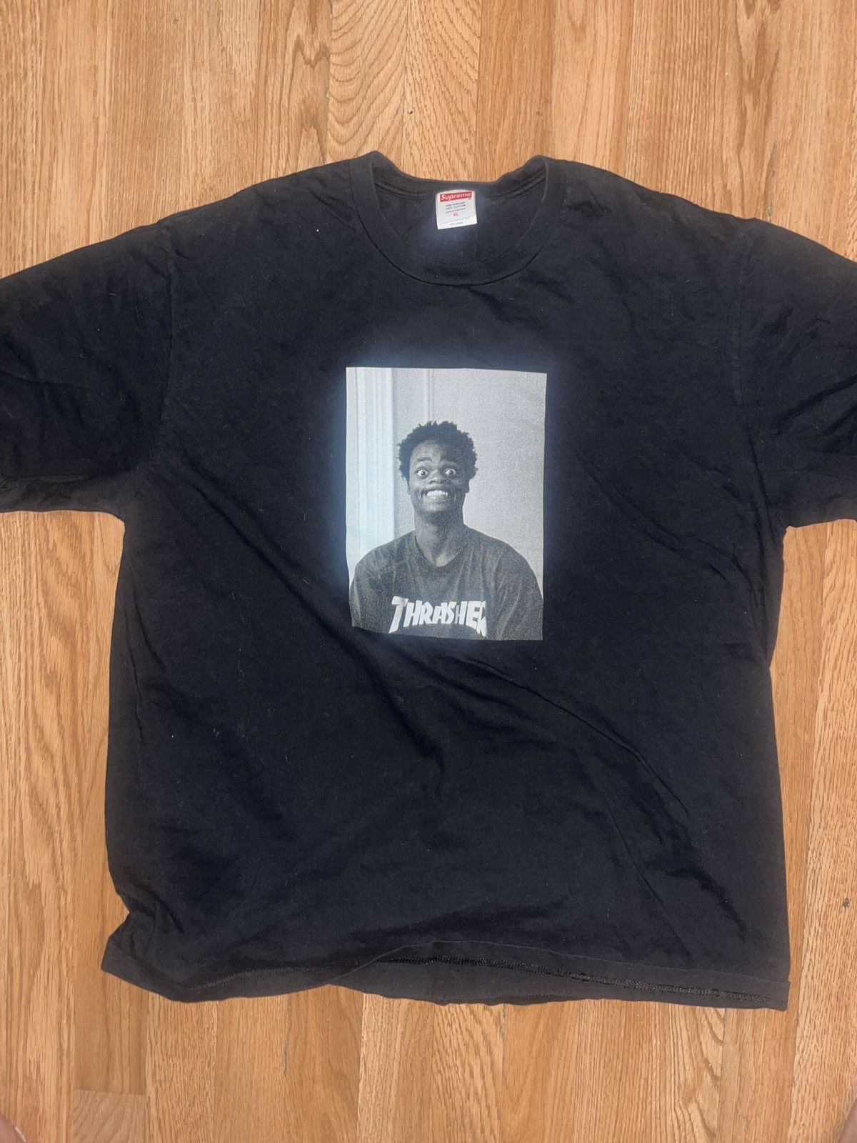 Supreme × Thrasher SUPREME X THRASHER HAROLD TEE BLACK | Grailed
