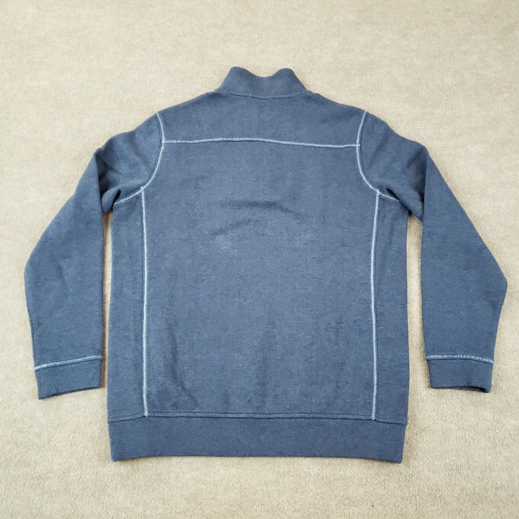 Tommy Bahama Tommy Bahama Sweater Mens Small Blue 1/4 Zip Long Sleeve Mock Neck Casual Pullover Size US S / EU 44-46 / 1 - 8 Thumbnail