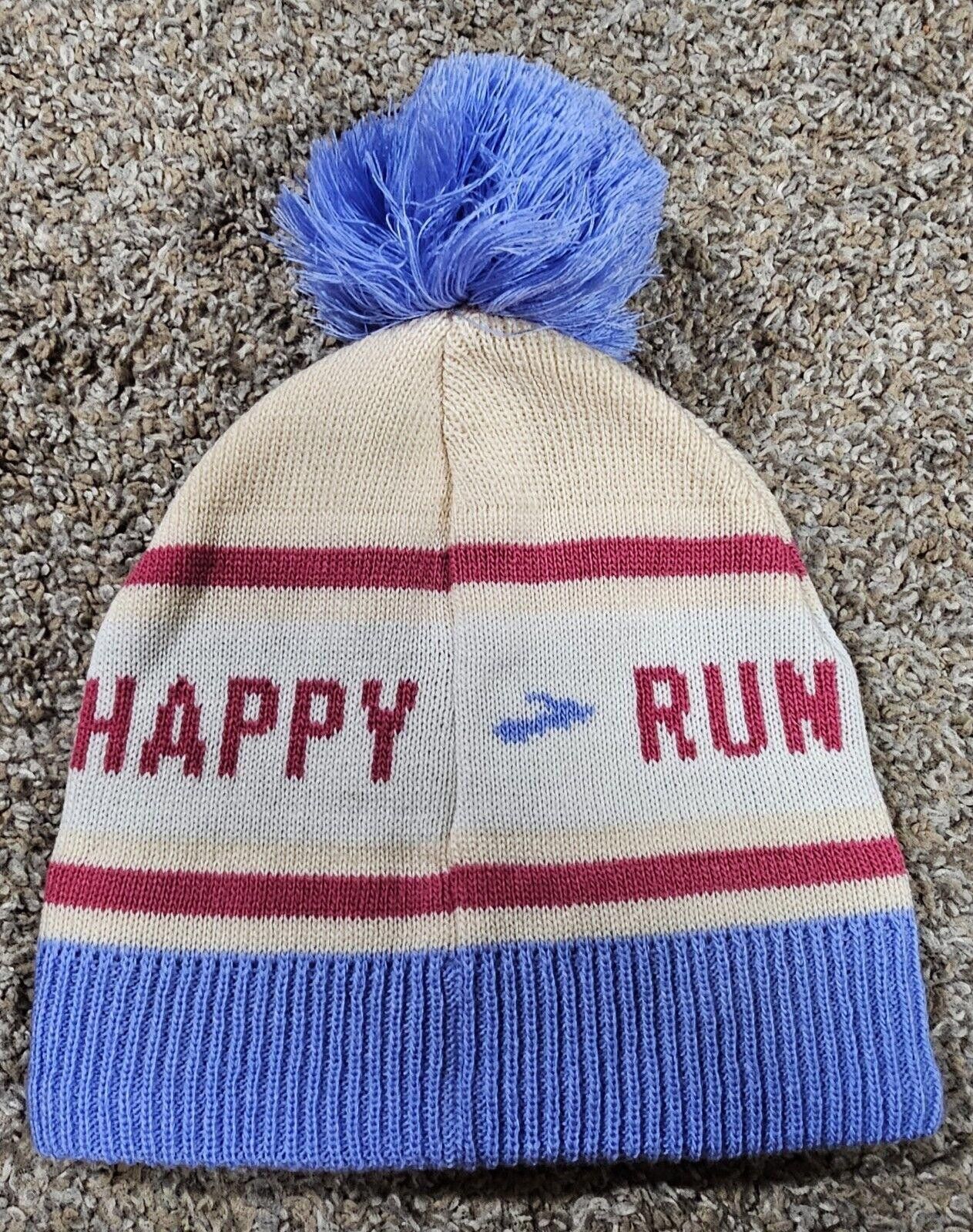Designer Brooks #280476 Run Happy Unisex Hat Pom Pom Beanie OSFA Size ONE SIZE - 4 Thumbnail