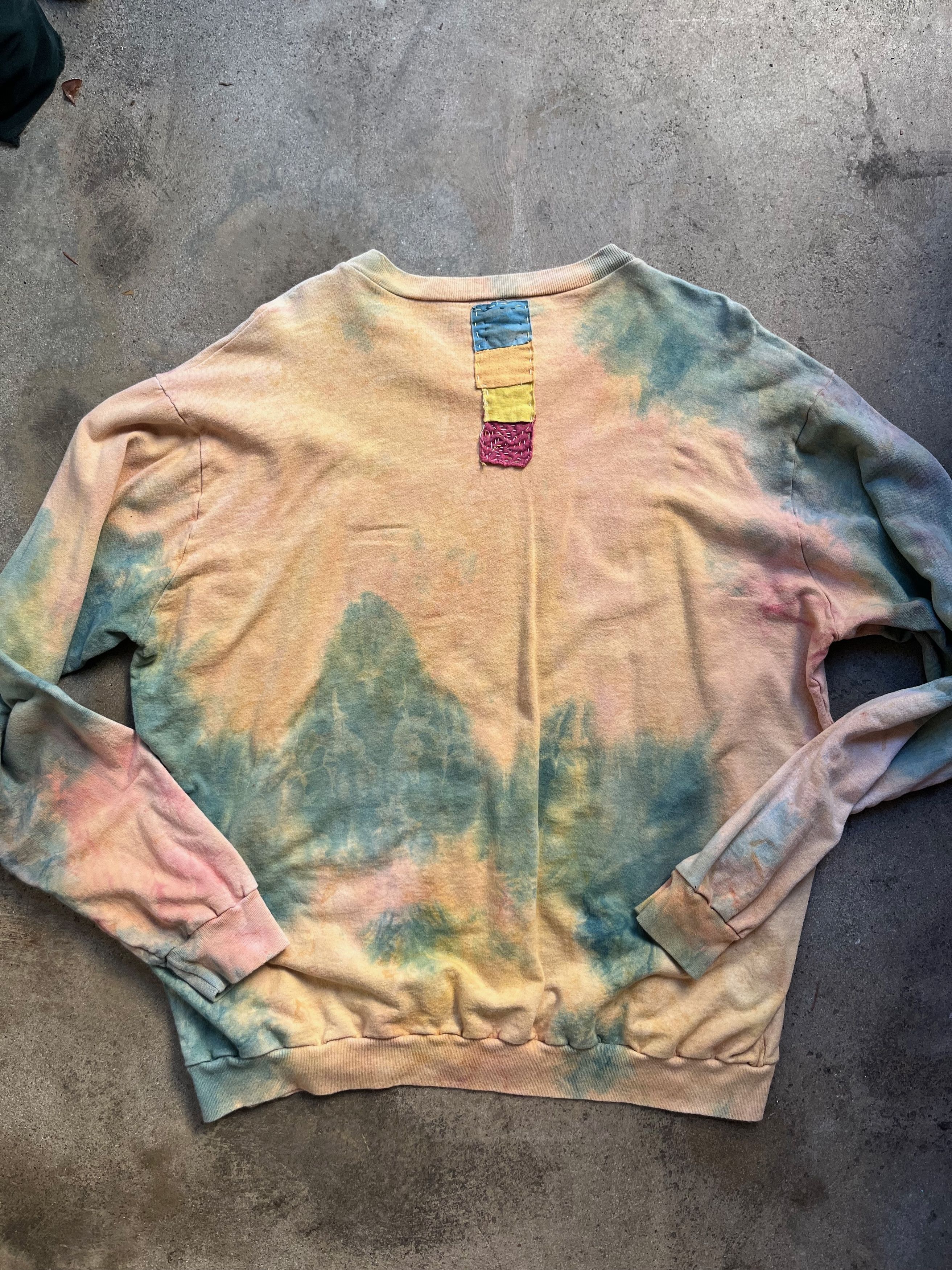Other Hand-dyed Shibori OOAK Sweatshirt Size US XL / EU 56 / 4 - 3 Thumbnail
