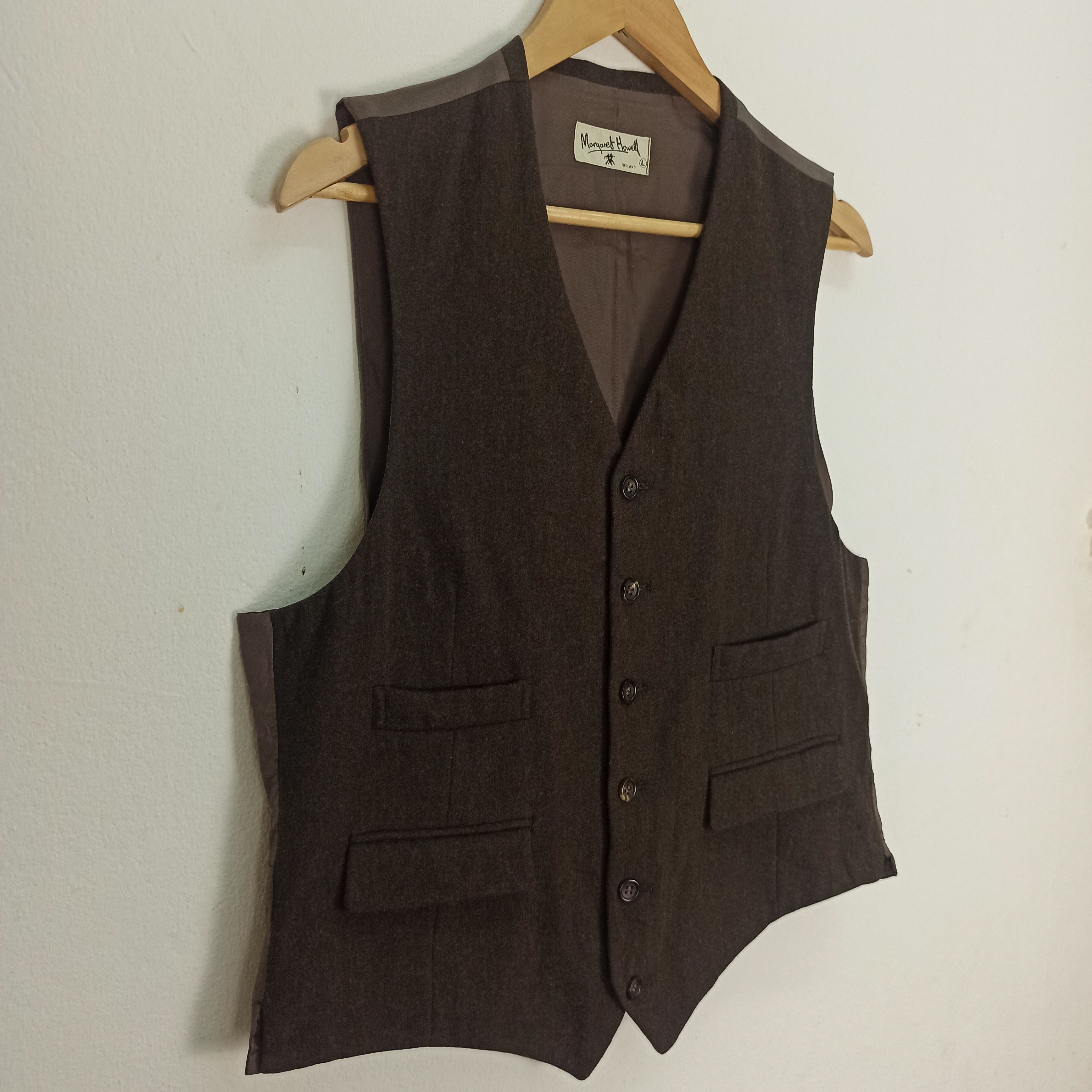 Margaret Howell Vintage Margaret Howell England Vest Brown Size US L / EU 52-54 / 3 - 2 Thumbnail