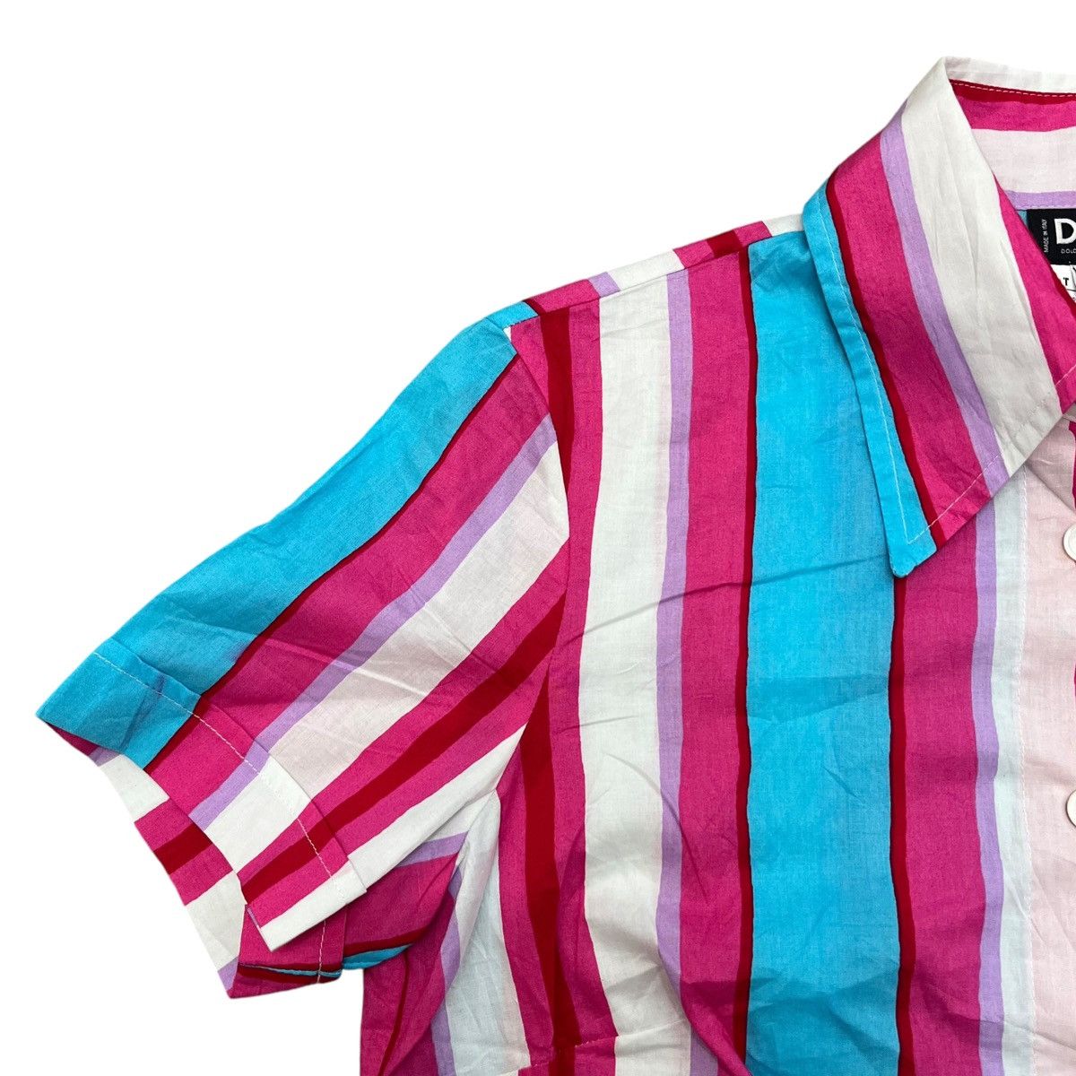 Dolce & Gabbana × Vintage Vintage Dolce & Gabbana Striped Blouse/Shirt Womens Size S / US 4 / IT 40 - 4 Thumbnail