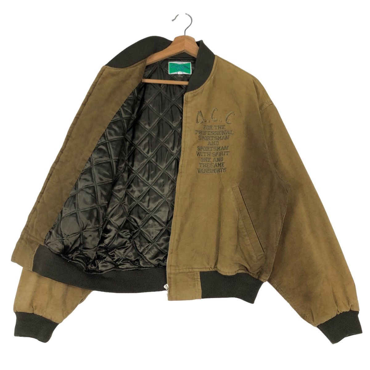 Japanese Brand 🔥Vintage Bomber Jacket Sun Faded Athle Chic Club Japan Size US M / EU 48-50 / 2 - 9 Thumbnail