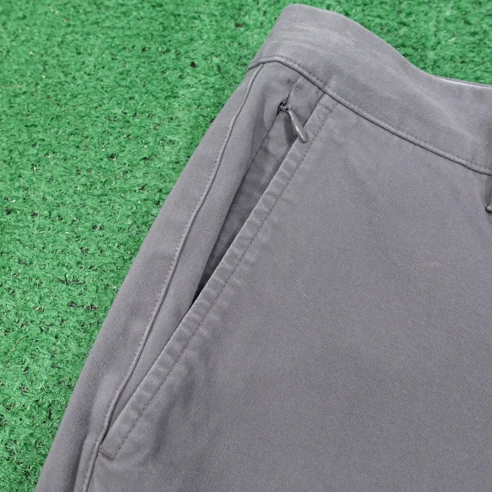 Bonobos Bonobos Pants Mens 34x32 Gray Slim Chino Stretch Cotton Spandex Flat Front Pocket Regular Size 33/32 Size US 33 - 3 Thumbnail