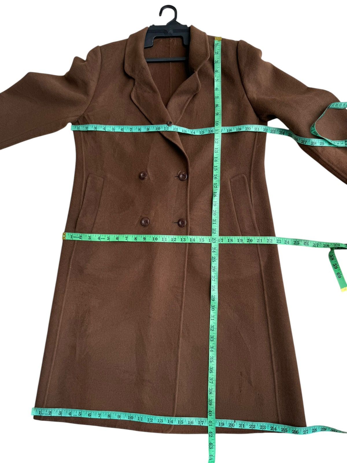 Burberry 🔥 Vintage Burberrys Wool&Cashmere 9AB2 Long Coat Jacket Size M / US 6-8 / IT 42-44 - 19 Thumbnail