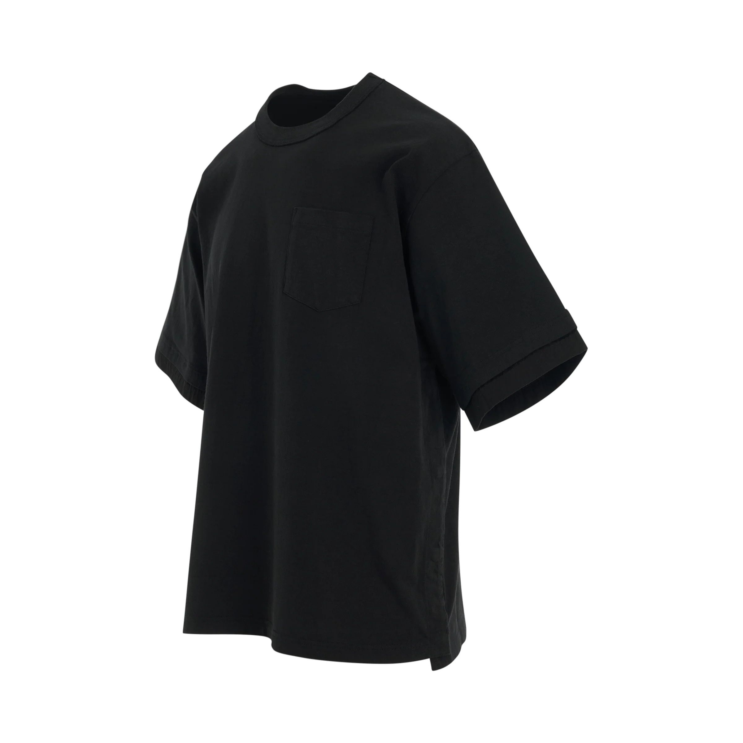 Sacai o1mris0824 Overdye T-Shirt in Black Size US M / EU 48-50 / 2 - 2 Thumbnail