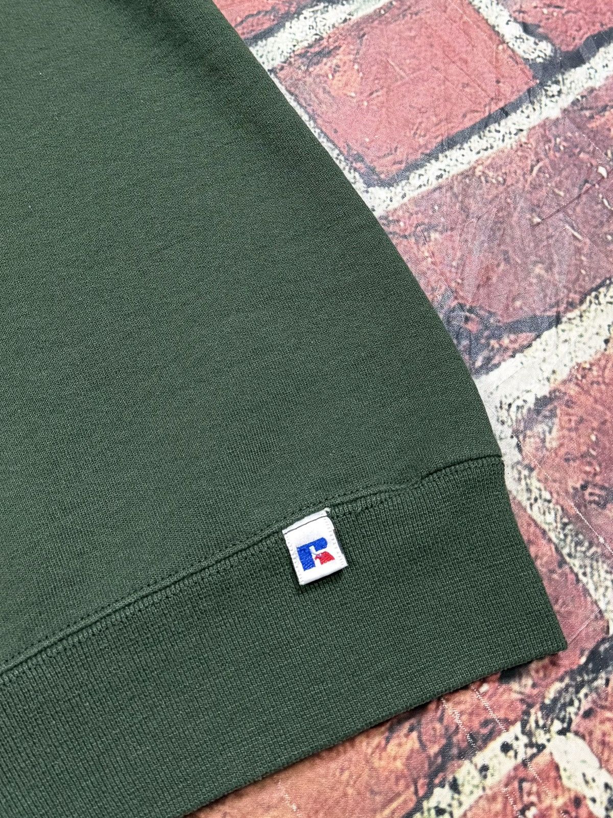 Russell Athletic Vintage Russell Athletic Forest Green Blank Sweatshirt Boxy Size US L / EU 52-54 / 3 - 7 Thumbnail