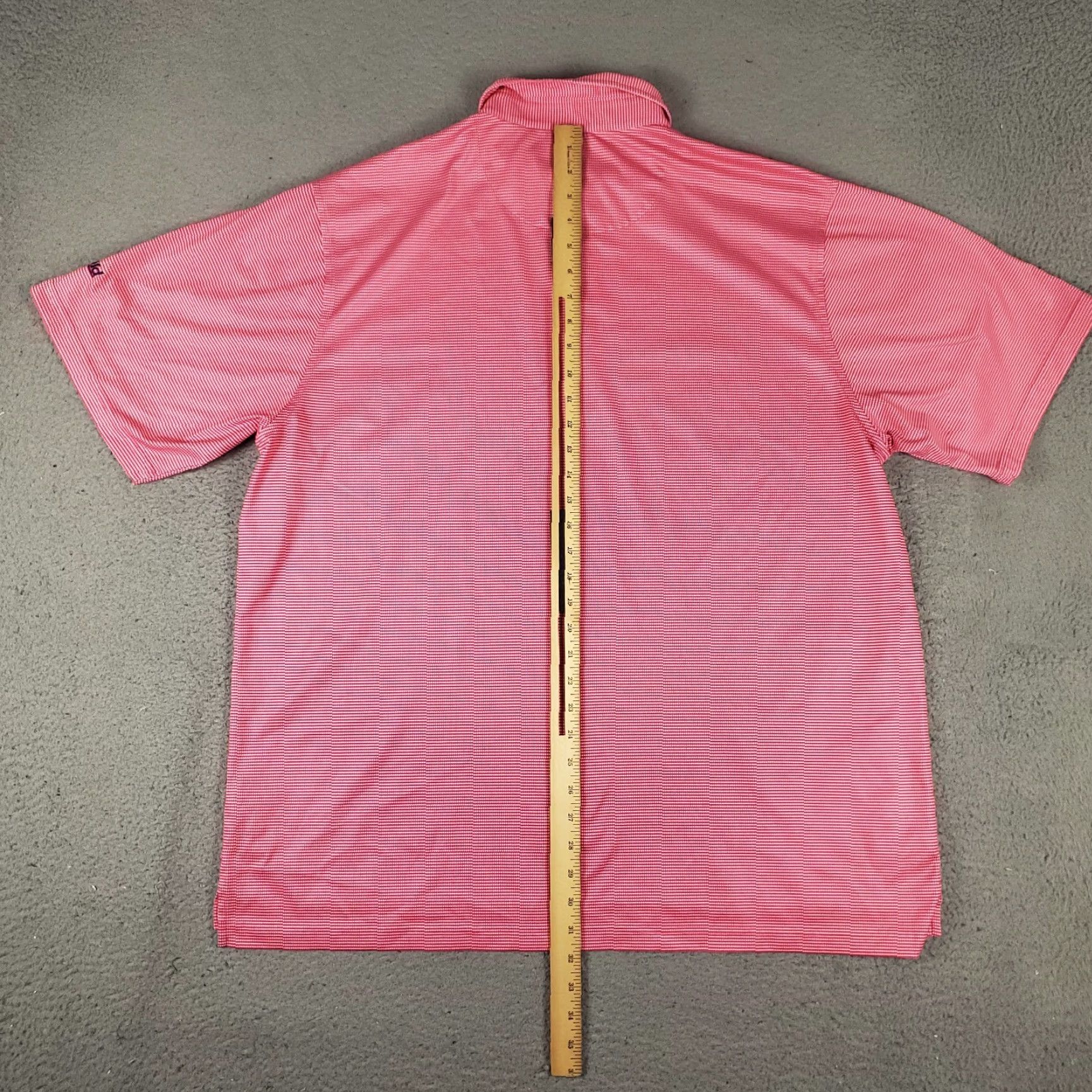 Vintage Donald Ross Polo Shirt Mens XL Pink Micro Dot Short Sleeve Polo Size US XL / EU 56 / 4 - 5 Thumbnail