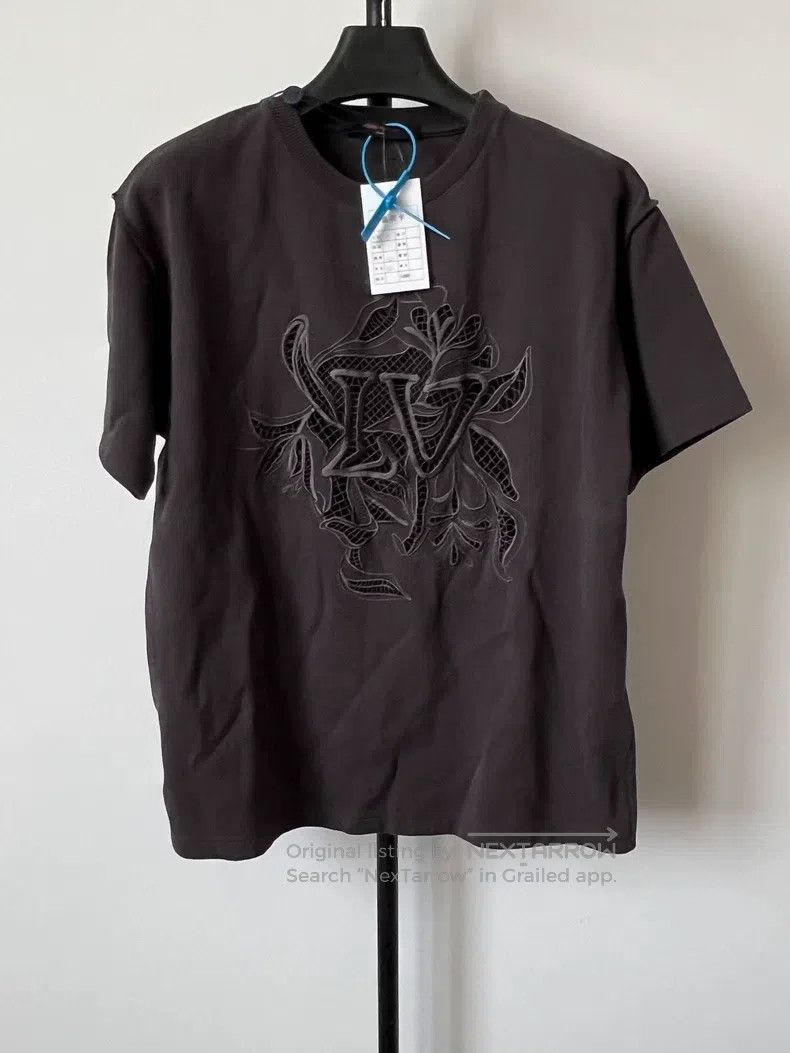 Louis Vuitton Hollowed-out short-sleeve T-shirt