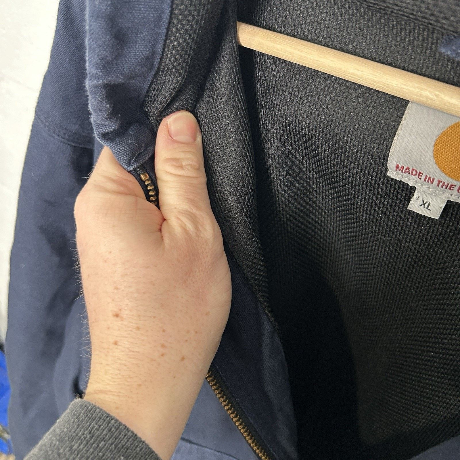 Carhartt Carhartt Thermal-Lined Hooded Active Jacket “Dark Navy” J131 Size US XL / EU 56 / 4 - 14 Thumbnail