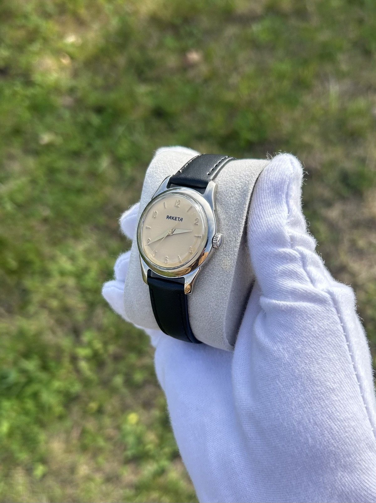 Vintage Vintage Watch Raketa USSR Soviet Mechanical 1950s Size ONE SIZE - 13 Thumbnail