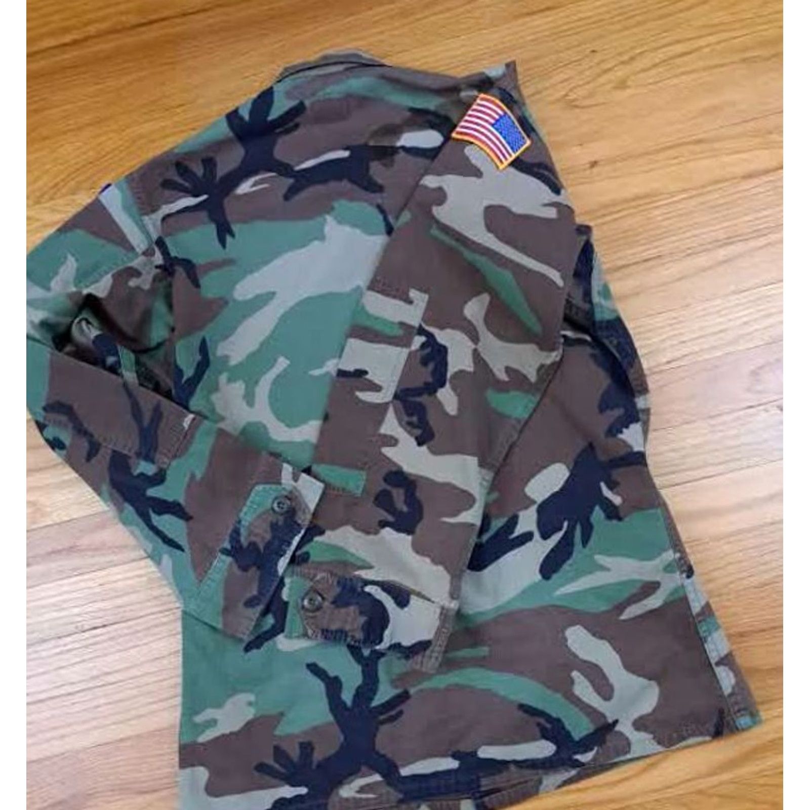 Vintage VINTAGE Michigan 63 Civil Air Patrol Camouflage Field Shirt Small Regular Size US S / EU 44-46 / 1 - 6 Thumbnail