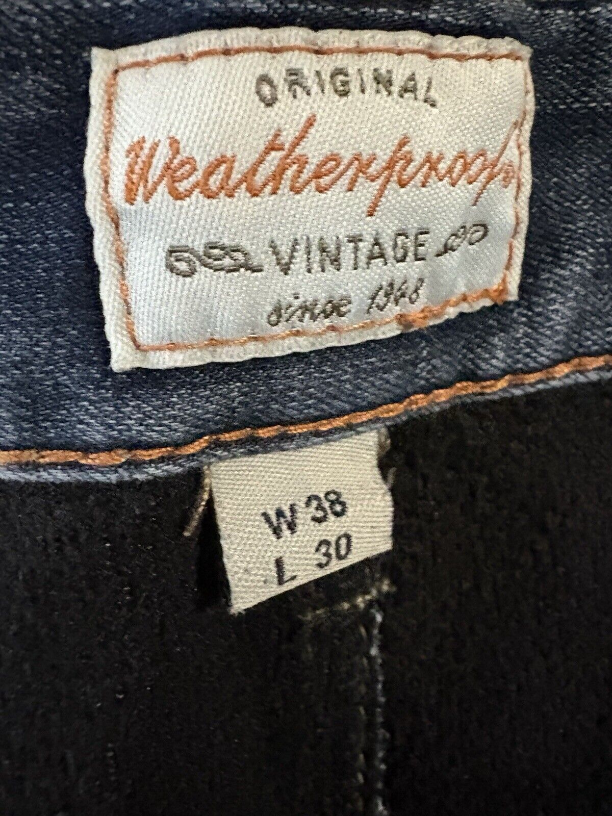 Weatherproof Fleece lined men's Jeans Size US 38 / EU 54 - 4 Thumbnail