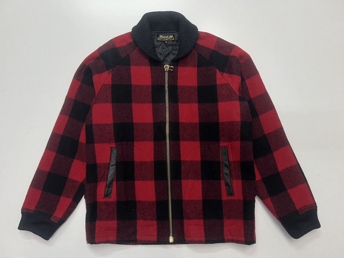 Japanese Brand KNOT AT ALL WOOL PLAID TARTAN JACKET Size US M / EU 48-50 / 2 - 1 Thumbnail