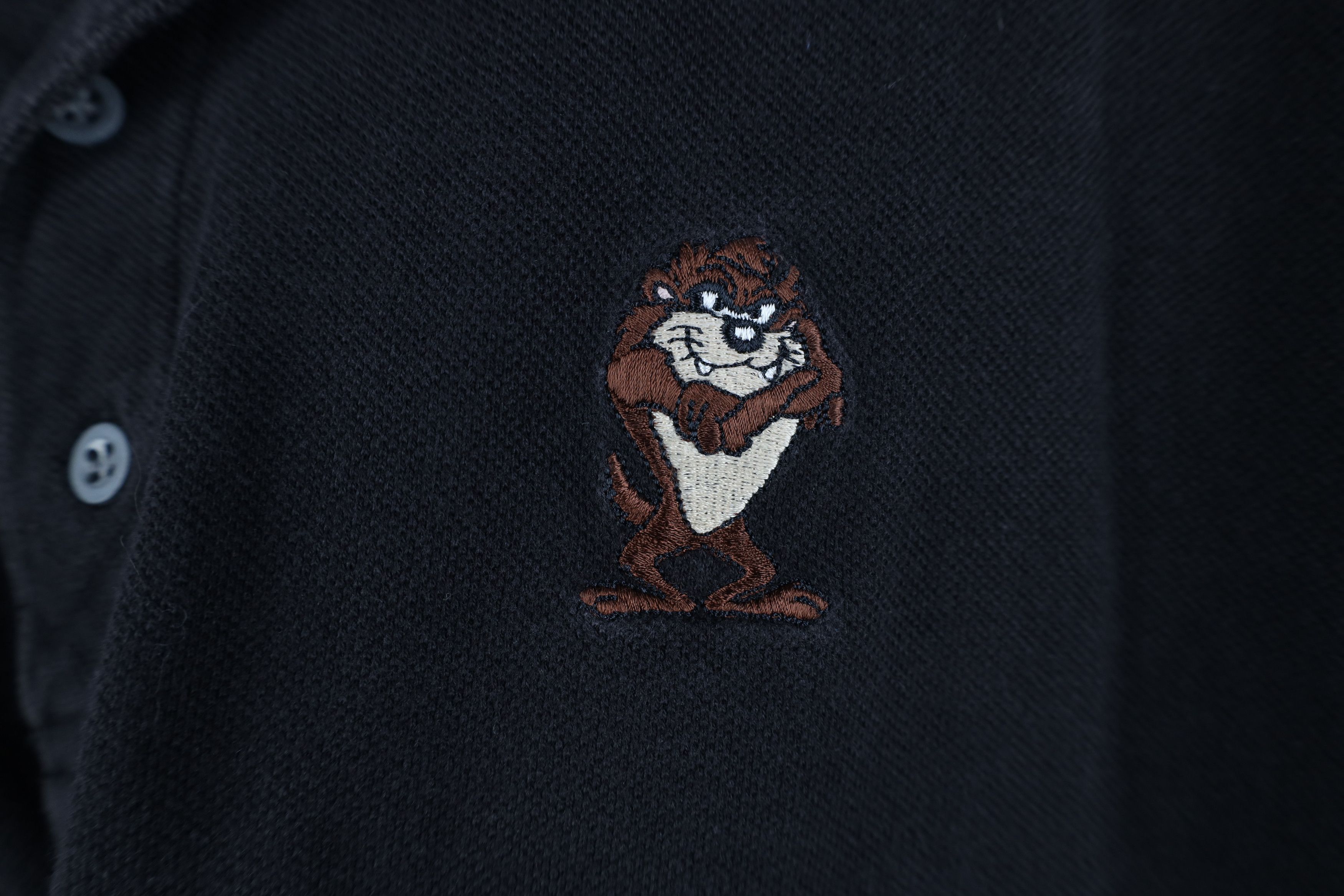 Vintage Vinage 90s Looney Tunes Tazmanian Devil Taz Golf Polo Shirt Size US M / EU 48-50 / 2 - 4 Thumbnail