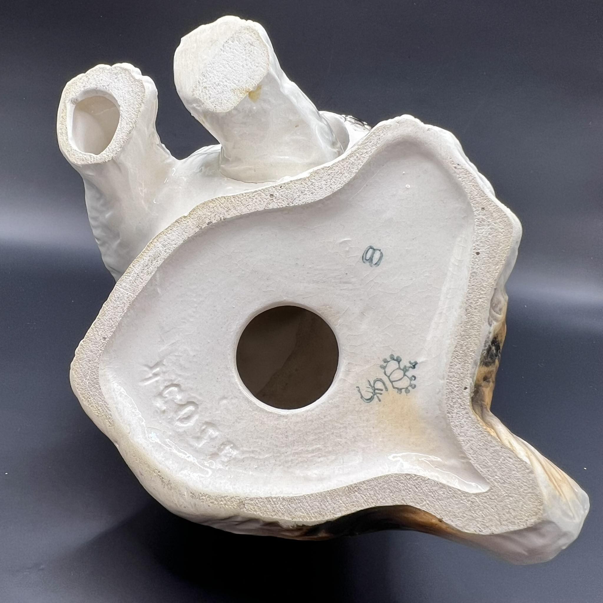 Vintage 40's Sitzendorf Germany Antique Porcelain Figure Dog Terrier Size ONE SIZE - 3 Thumbnail