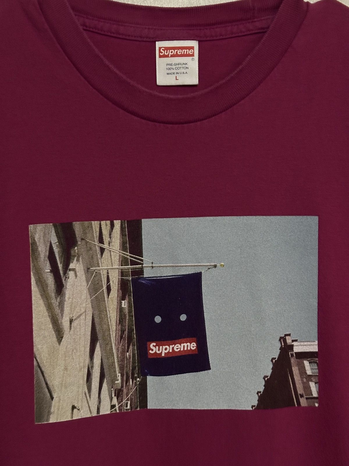 Supreme Supreme Banner Tee Size US L / EU 52-54 / 3 - 2 Thumbnail