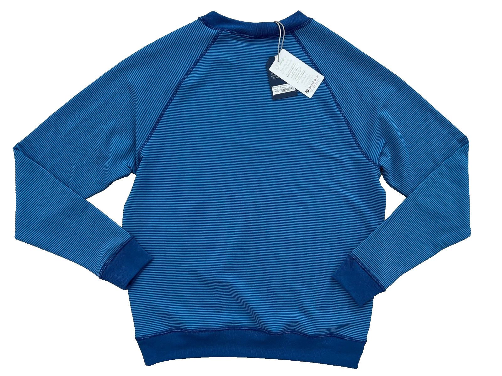 Footjoy Footjoy French Terry Stripe Sweater Deep Blue Ocean ( S ) Size US S / EU 44-46 / 1 - 6 Thumbnail
