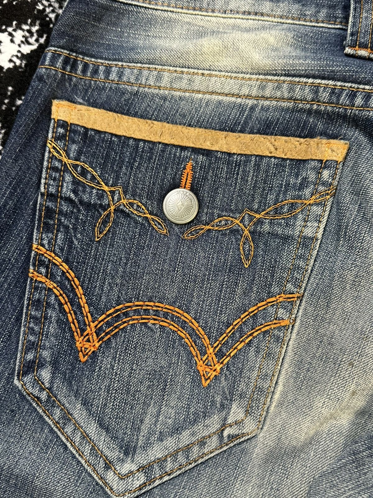 Undercover × Uniqlo 2000s Edwin XV Bobcut Navajo Denim Size US 32 / EU 48 - 17 Thumbnail