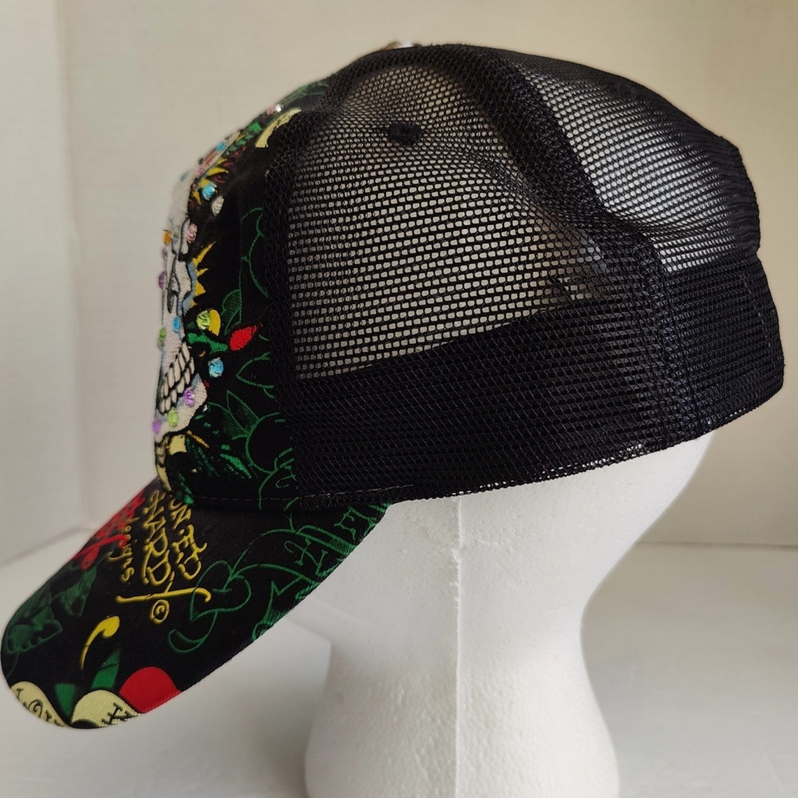 Ed Hardy Ed Hardy Love Kills Slowly Hat VGC Adjustable by C. Audigier Size ONE SIZE - 4 Thumbnail