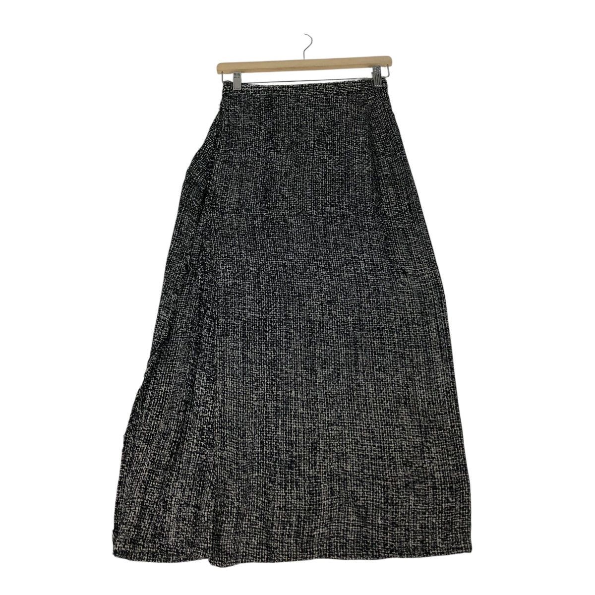 🔥VINTAGE WOOL TWEED SKIRT HERRINGBONE YOHJI YAMAMOTO