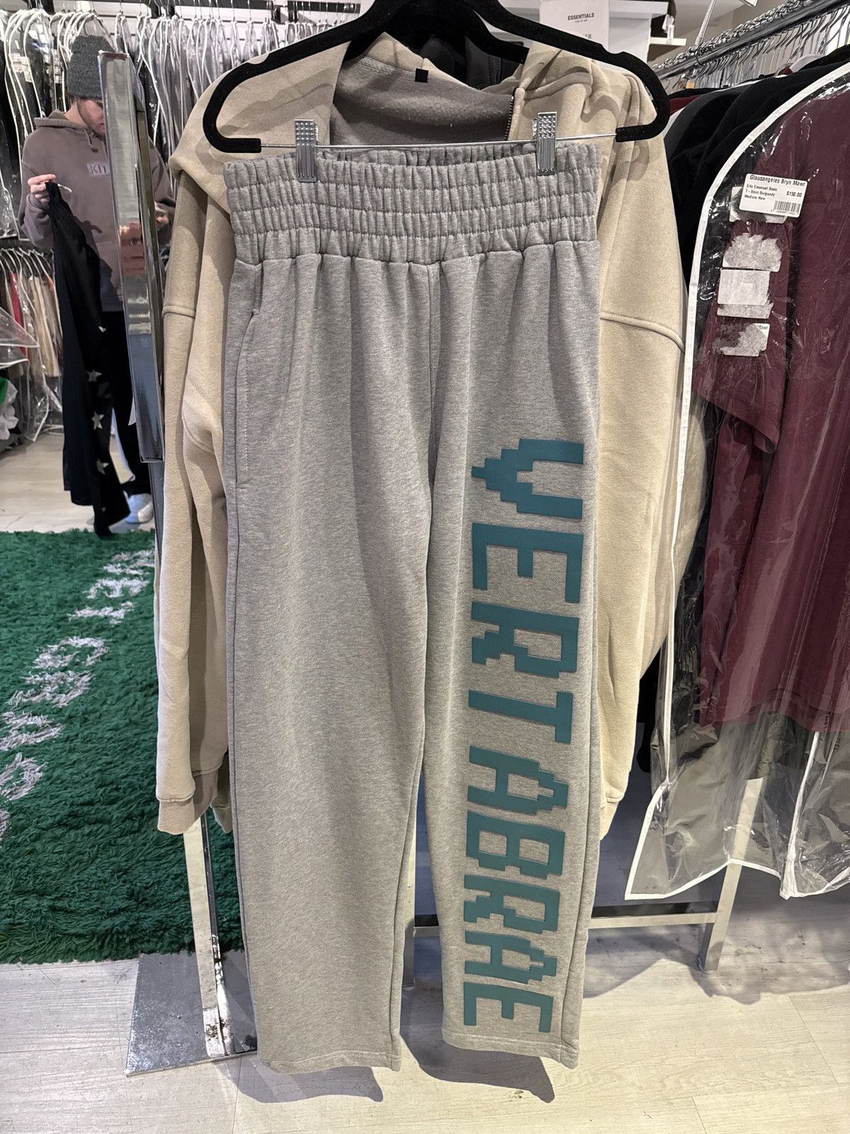 Vertabrae Vertabrae Sweatpants Grey Teal Large Size US 32 / EU 48 - 1 Thumbnail