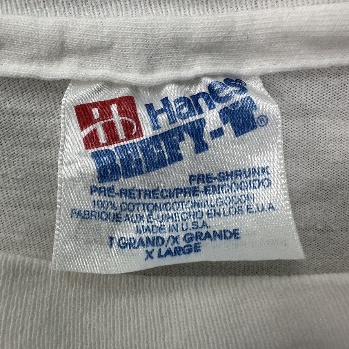 Vintage Vintage Hanes Made In Usa Carritt Racing TShirt A819 Size US XL / EU 56 / 4 - 10 Thumbnail