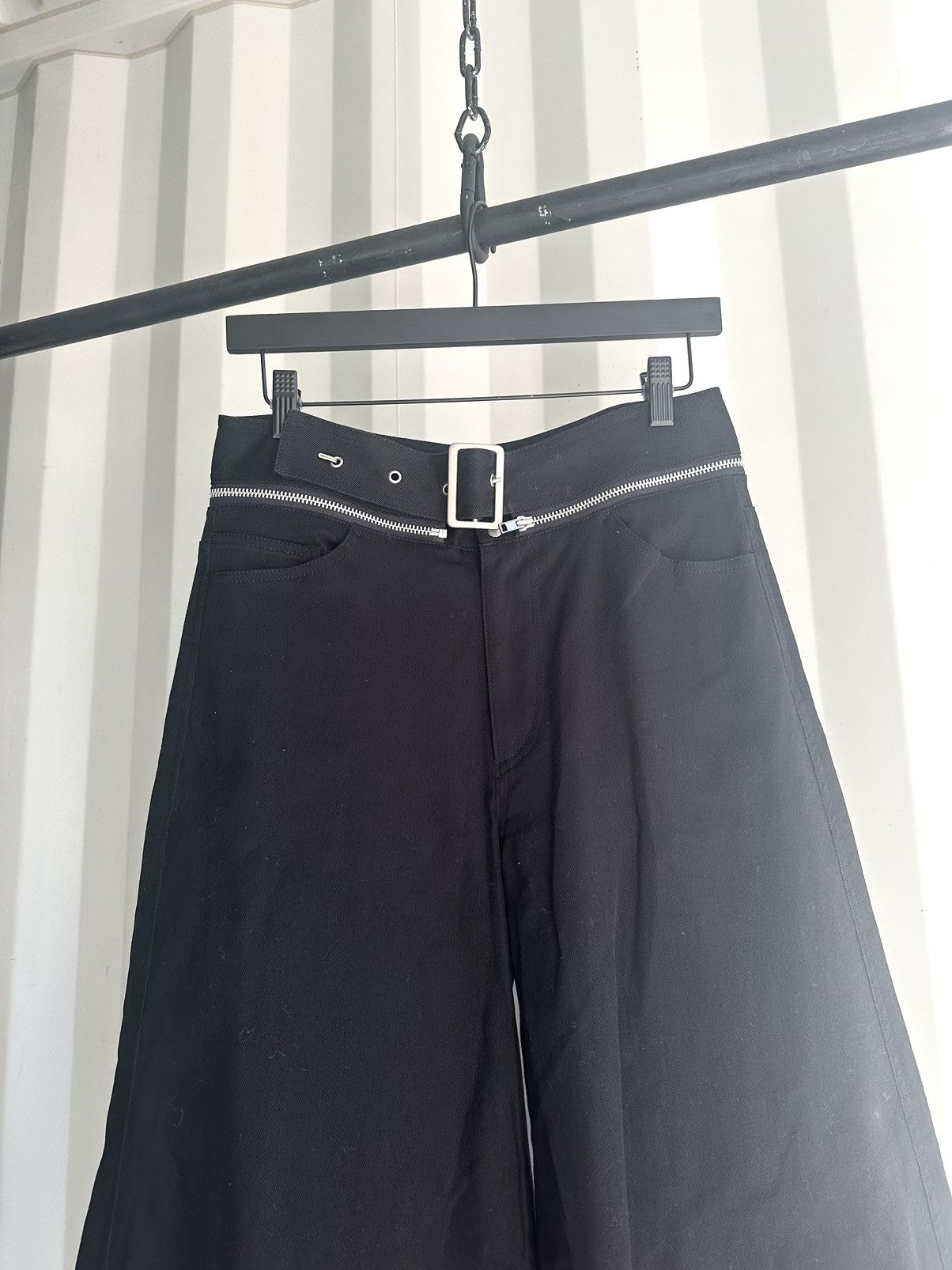Jean Paul Gaultier Wide Leg Belted Pants Size US 30 / EU 46 - 2 Thumbnail