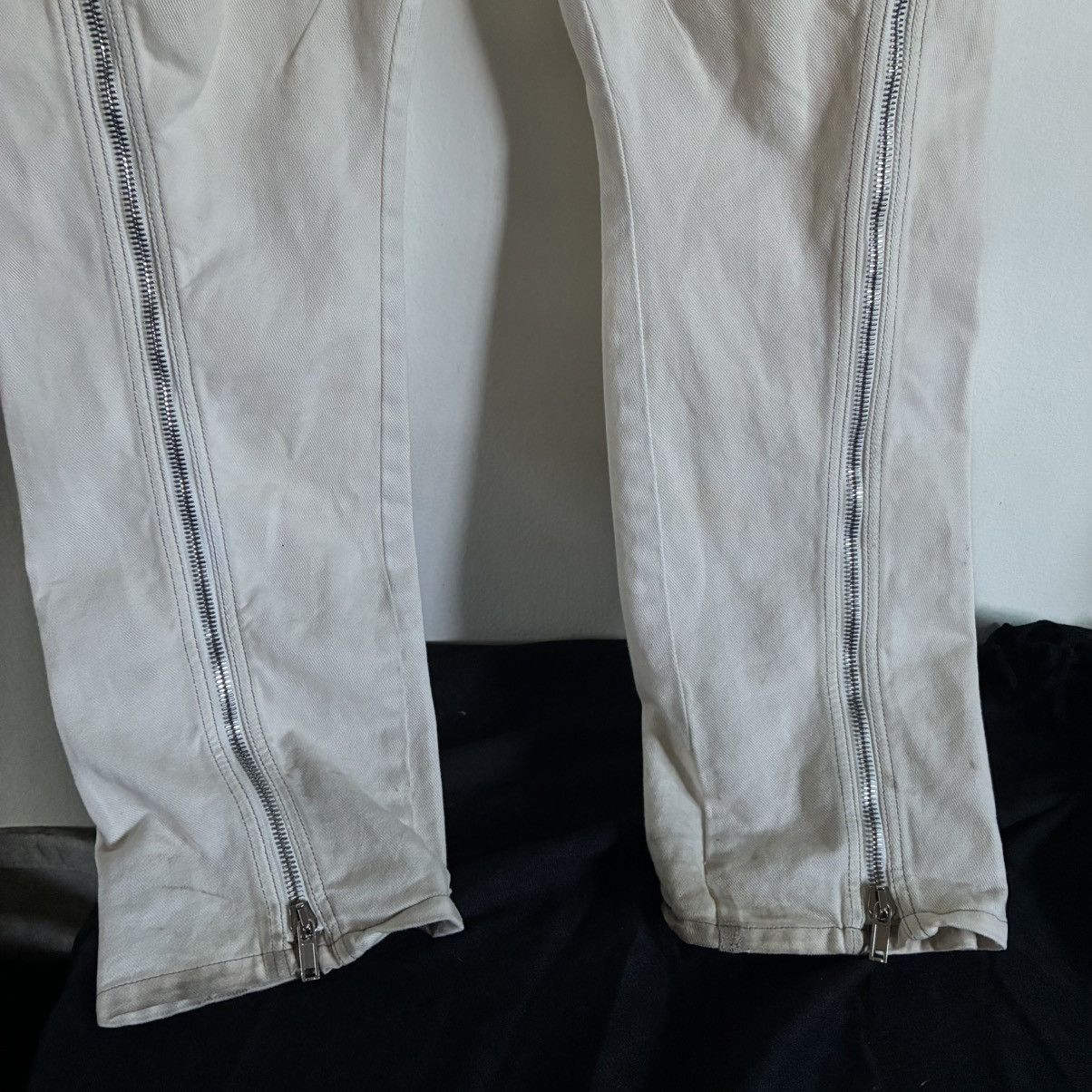 Rick Owens Drkshdw Rick owens drkshdw FOG natural banana bolan cuts Size US 33 - 3 Thumbnail