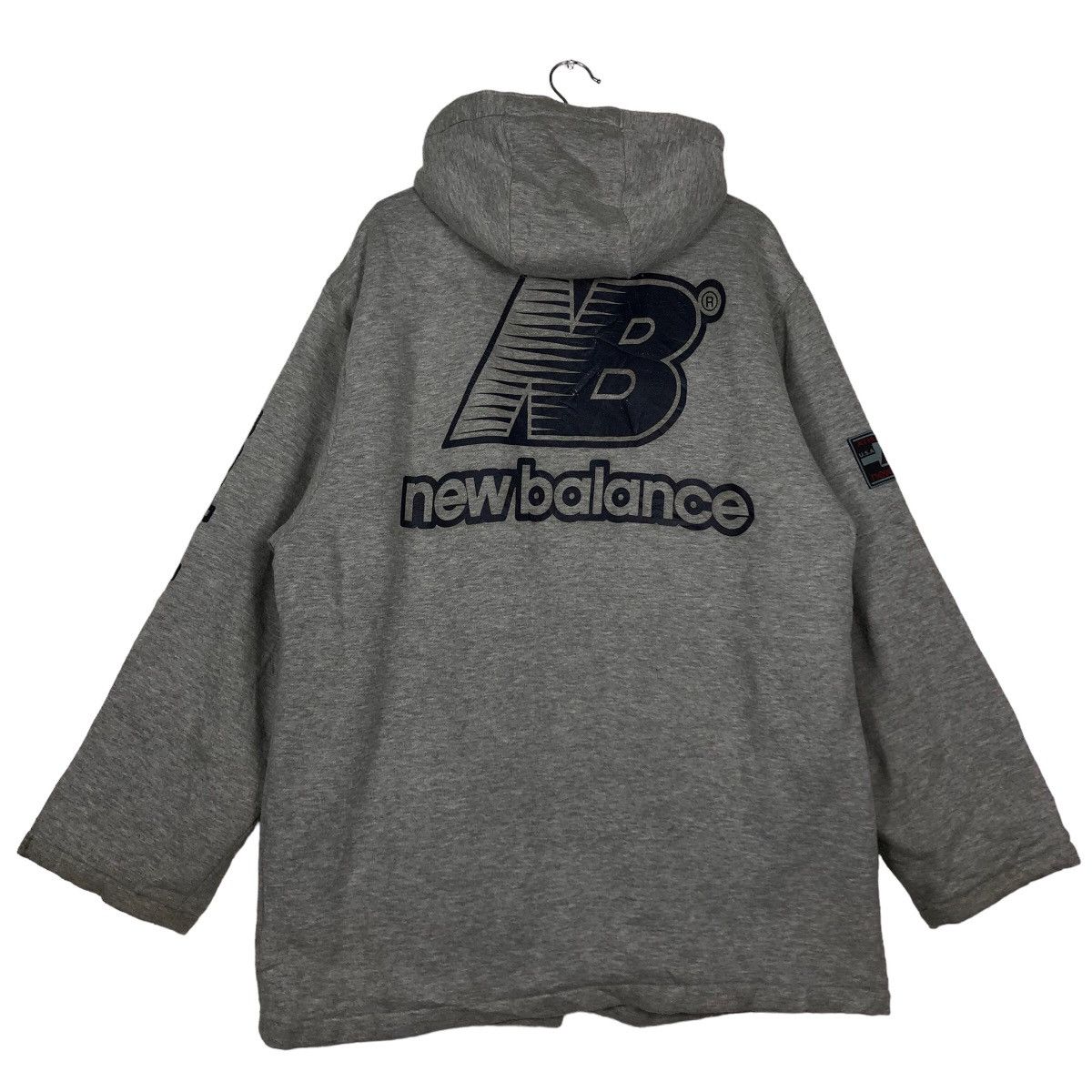 Japanese Brand 🔥90’s Vintage Long Jacket New Balance Big Logo Spell Out Size US L / EU 52-54 / 3 - 2 Thumbnail