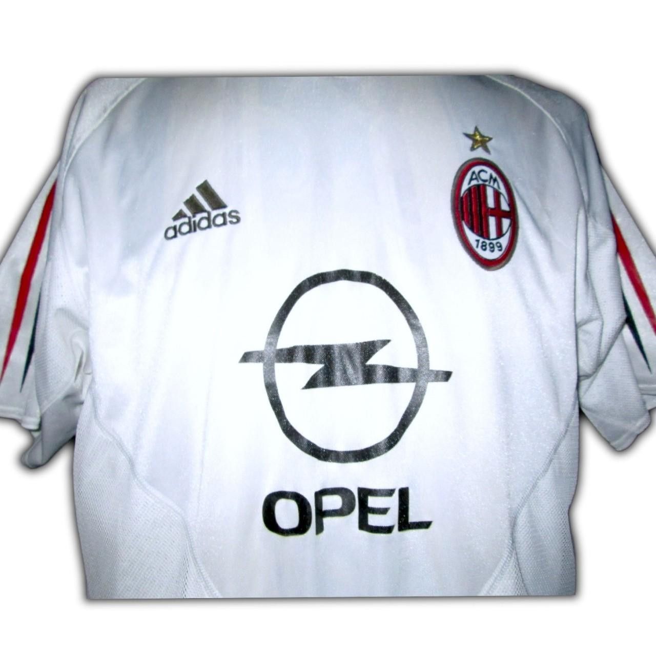 Adidas Ac Milan Italy 2004 2005 Away Shirt Jersey Size US M / EU 48-50 / 2 - 3 Thumbnail