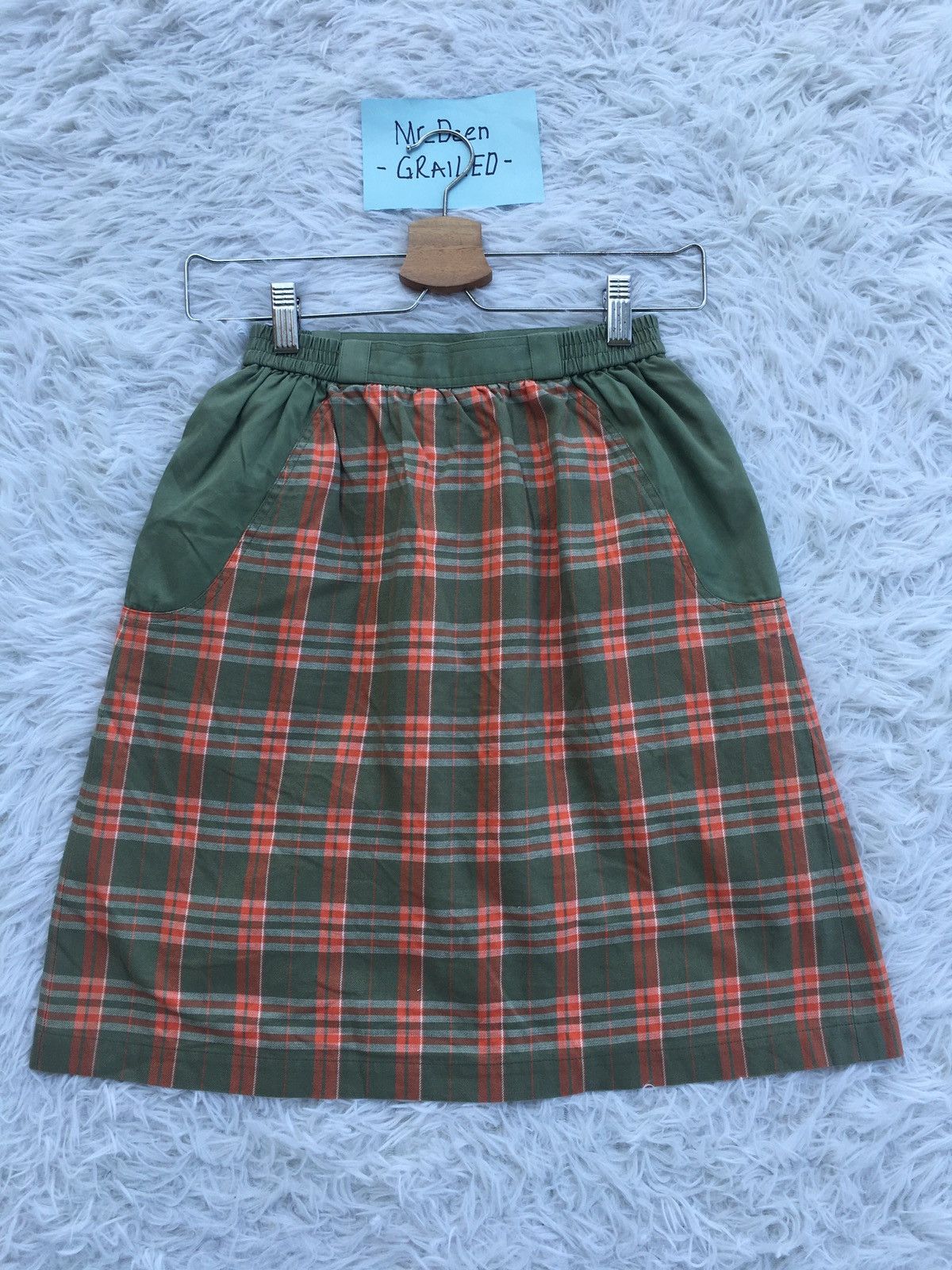 Christian Dior Monsieur Rare Vintage Christian Dior Checkered Mini Skirt Size 22" - 12 Thumbnail