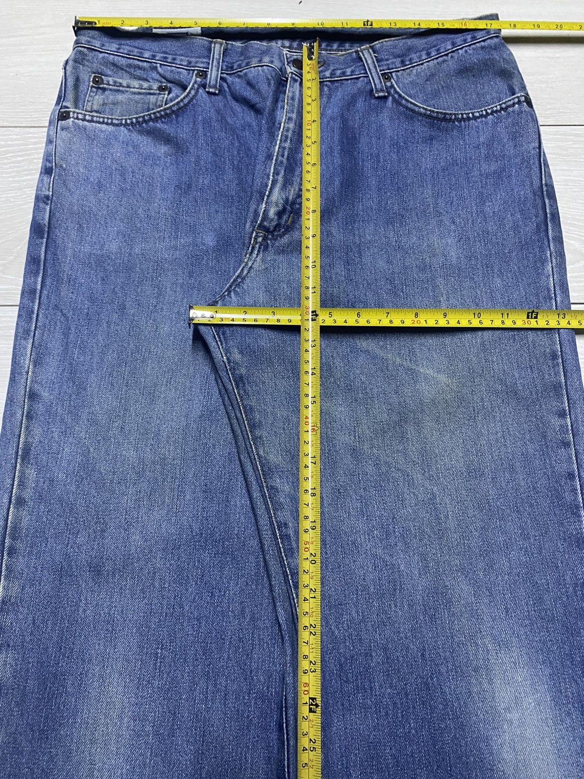 Edwin Vintage Edwin 404 International Basic Baggy Jeans Size US 34 / EU 50 - 11 Thumbnail