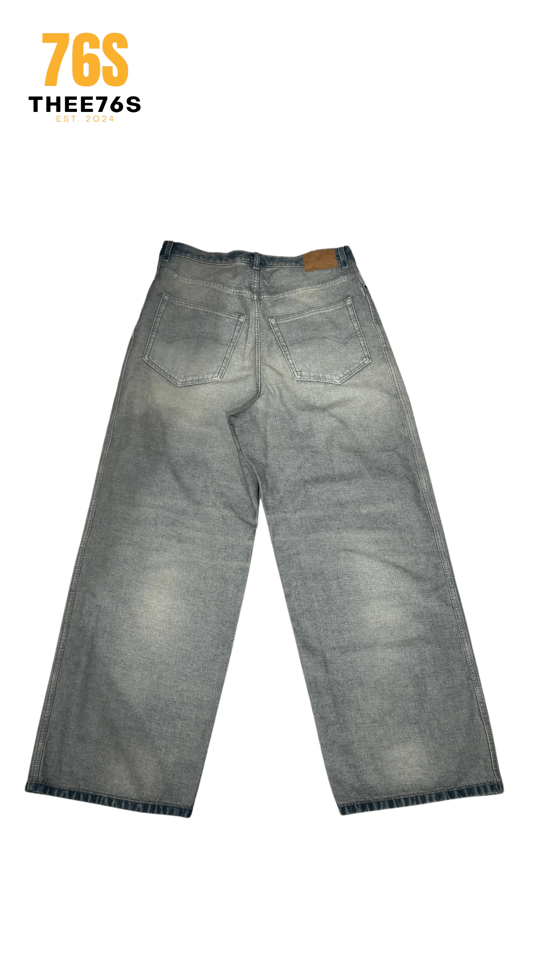 Balenciaga Balenciaga SS24 Inside out baggy jeans in Blue Size US 30 / EU 46 - 2 Thumbnail
