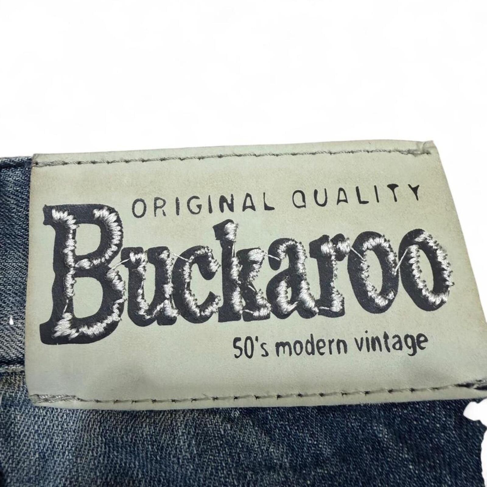 True Religion Buckaroo vintage snowbuck 2 flap pockets denim jeans Size US 30 / EU 46 - 4 Thumbnail