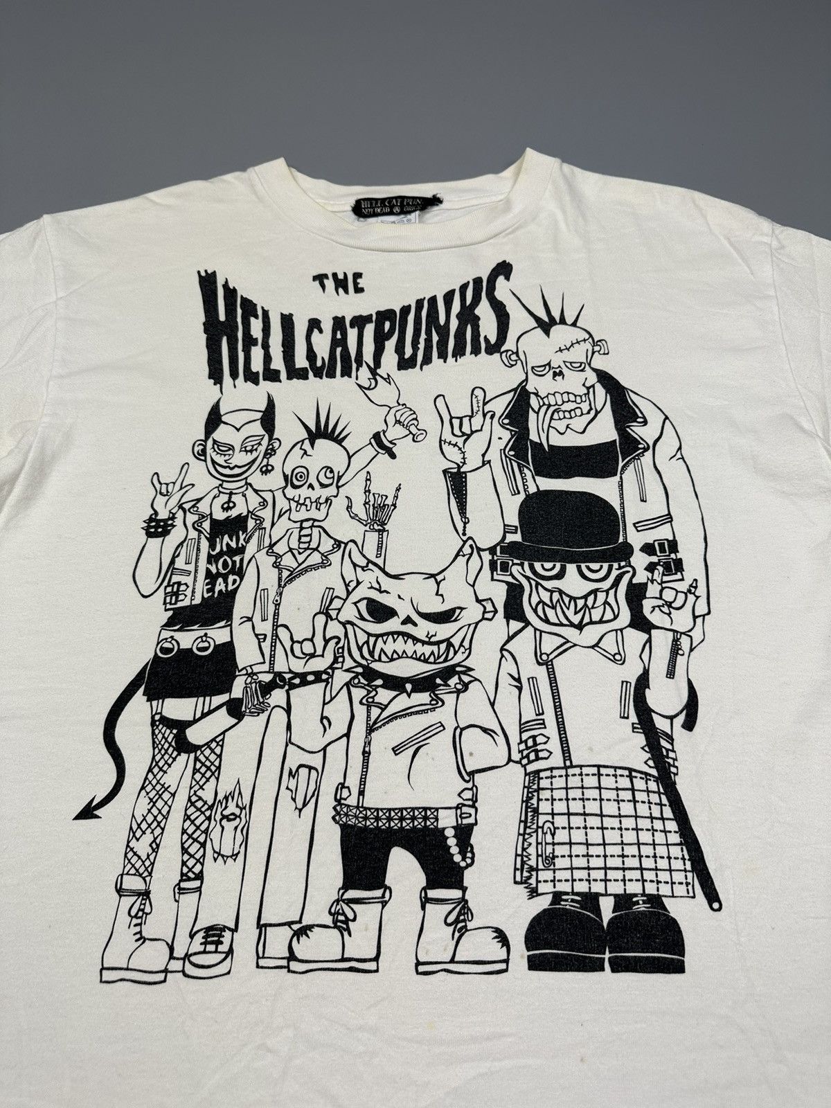 Japanese Brand × Seditionaries Vintage Hell Cat Punks Not Dead Zombie Punkers Tee Size US M / EU 48-50 / 2 - 4 Thumbnail