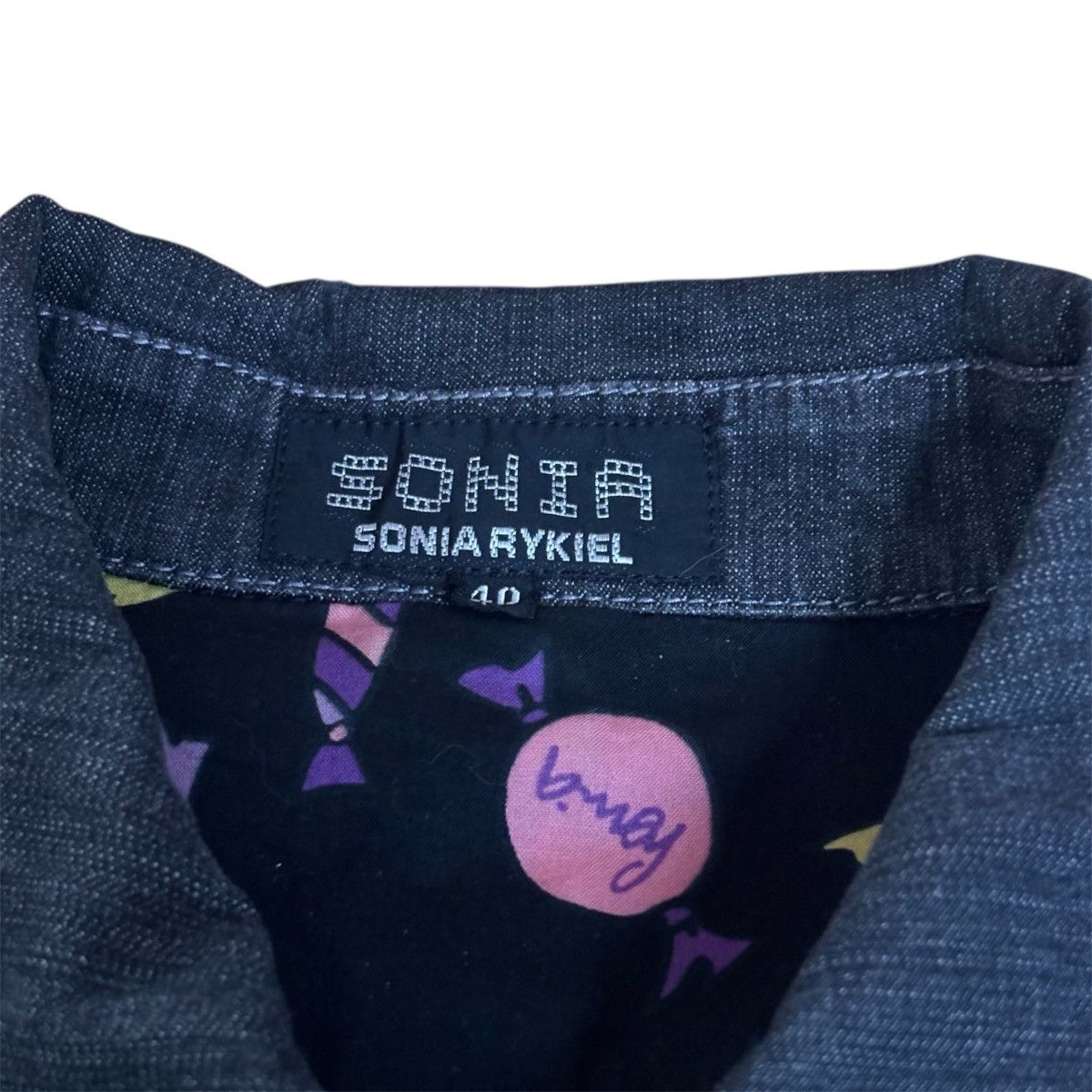 Sonia Rykiel Sonia Rykiel Denim Jacket Size S / US 4 / IT 40 - 6 Thumbnail