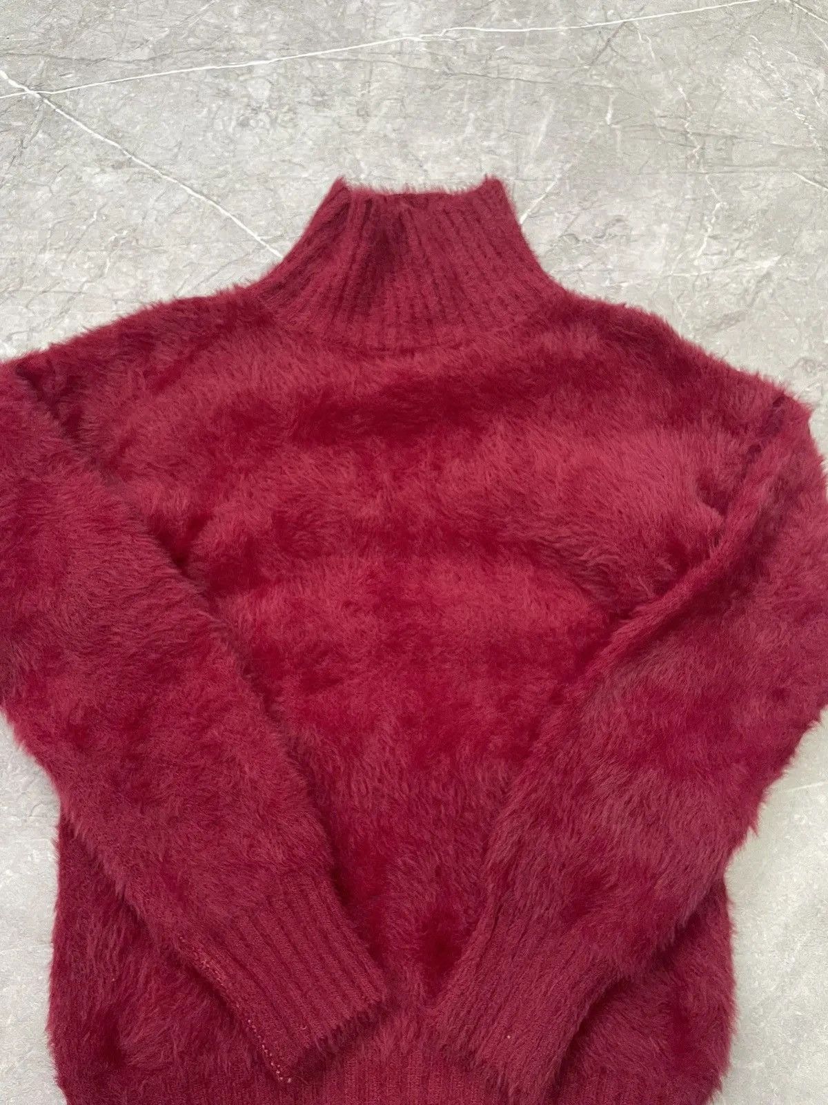 Hysteric Glamour × Japanese Brand × Le Grande Bleu (L.G.B.) Avant-Garde Red fur mohair hystericglamour style Sweater Size US M / EU 48-50 / 2 - 7 Thumbnail