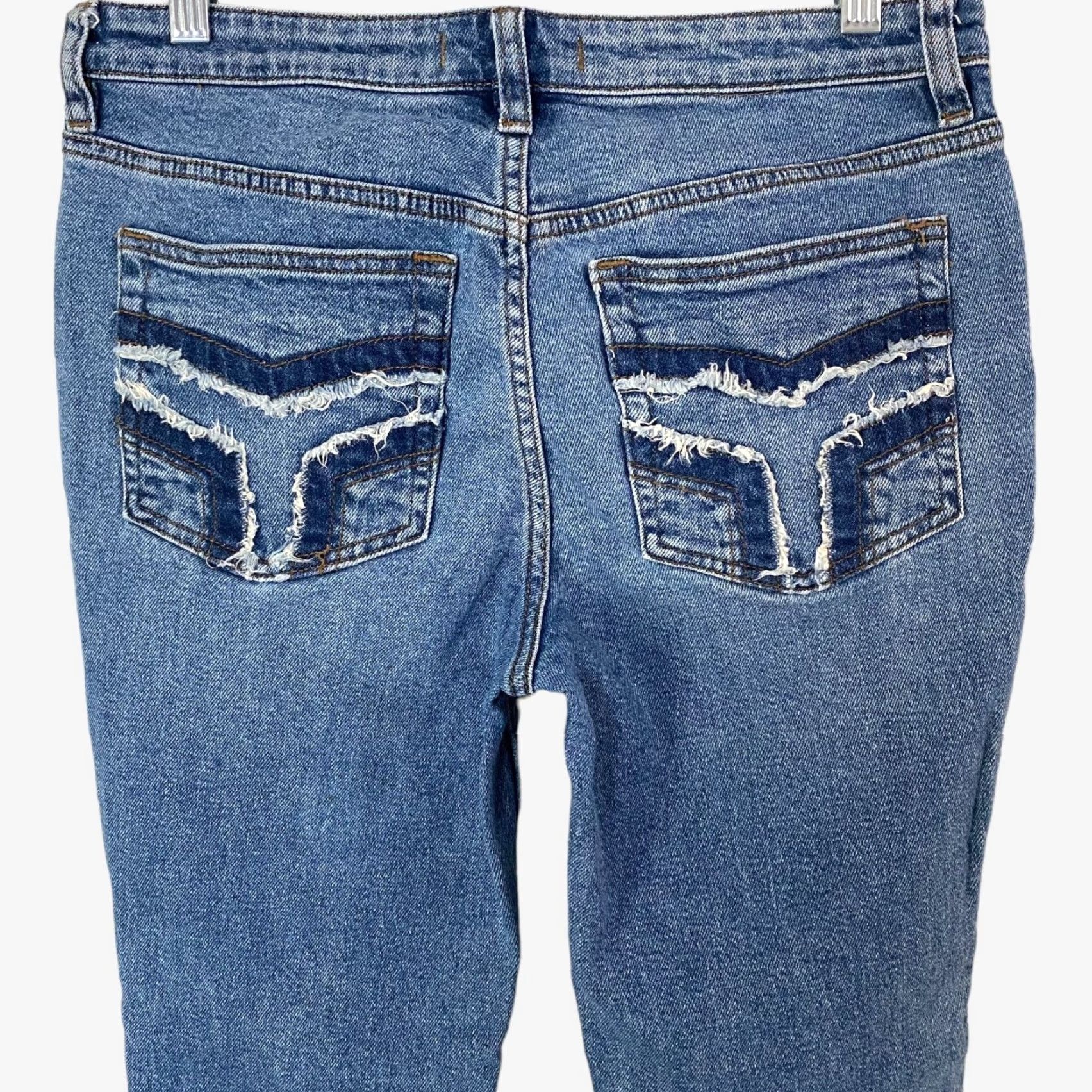 Free People Free People Jeans Womens 28 Blue Denim Stretch Button Fly Skinny Mid Rise Size 28" / US 6 / IT 42 - 6 Thumbnail
