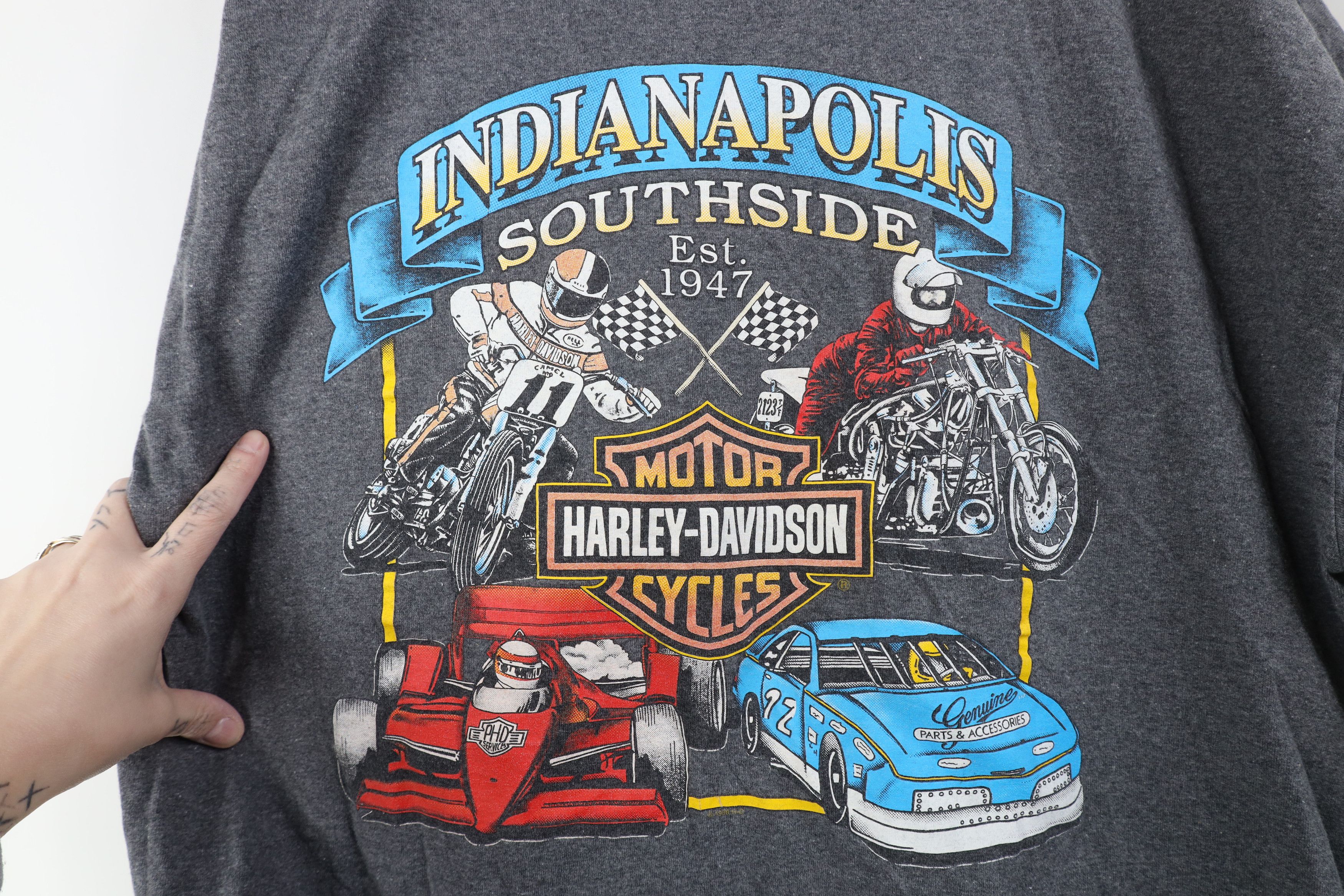 Harley Davidson Vintage Y2K 2001 Harley Davidson Motorcycles T-Shirt USA Size US XXL / EU 58 / 5 - 10 Thumbnail