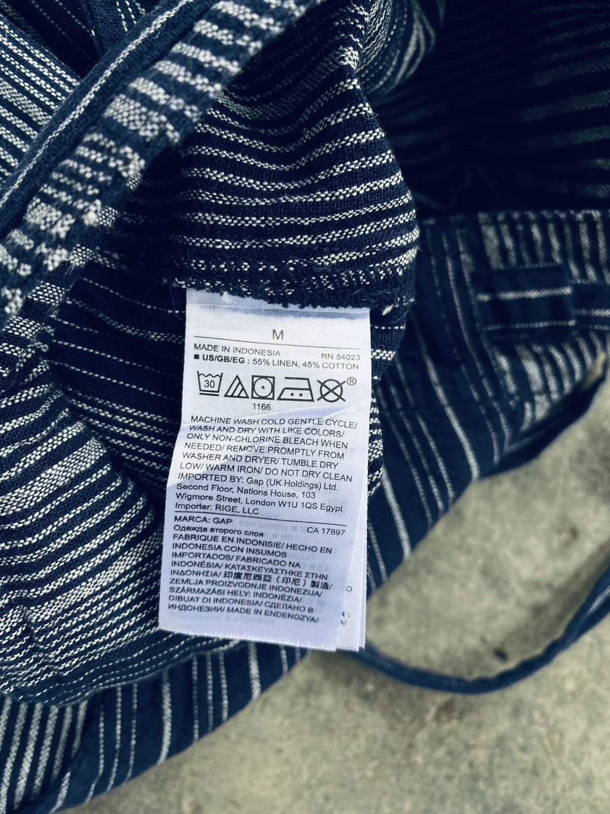 Gap Vintage Gap Indigo Wabash Pants Size US 32 / EU 48 - 8 Thumbnail