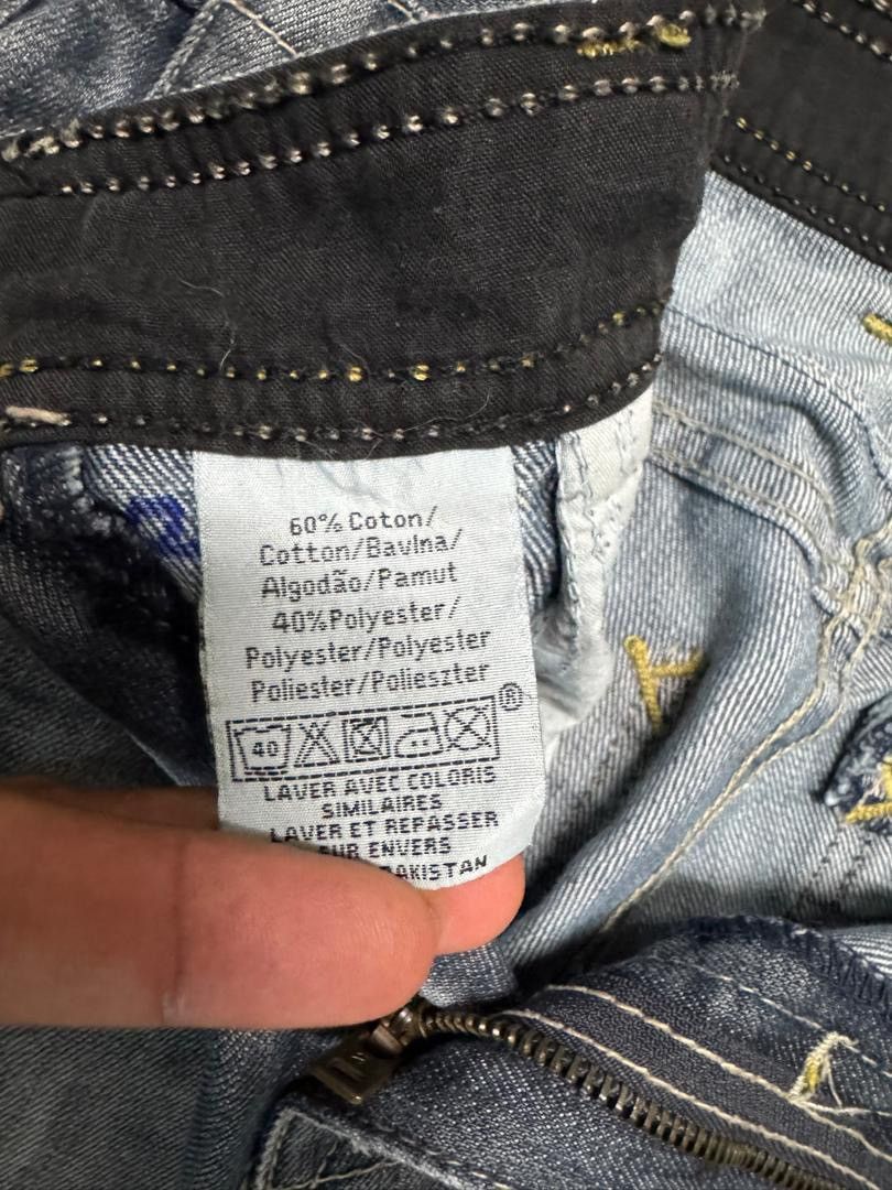 Vintage SICK Japanese Mudwash Distressed BootCut Classic Style Size US 30 / EU 46 - 7 Thumbnail