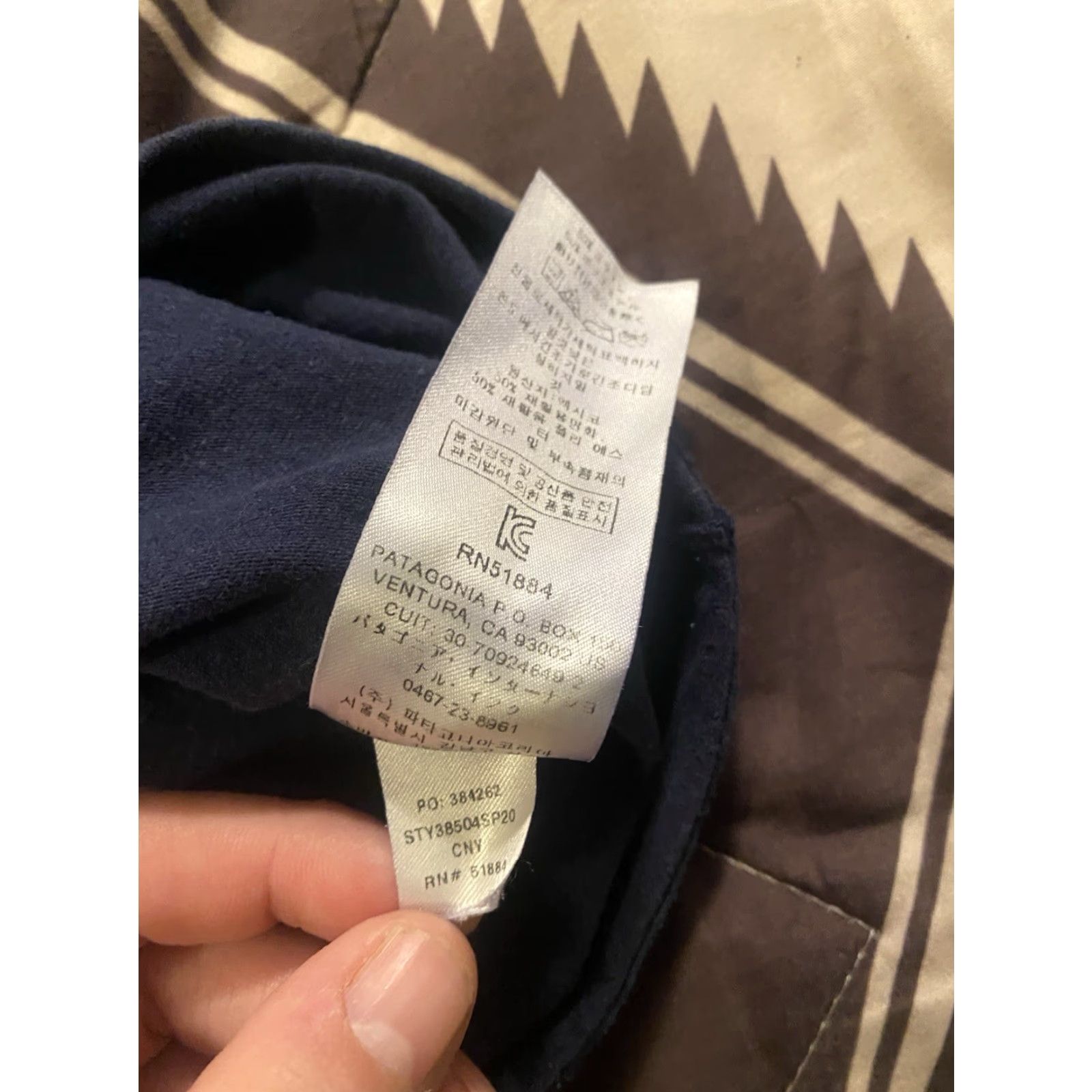 Patagonia Patagonia Shirt Mens Medium Blue Responsibili-tee Regular Fit Crew Neck T Shirt Size US M / EU 48-50 / 2 - 5 Thumbnail